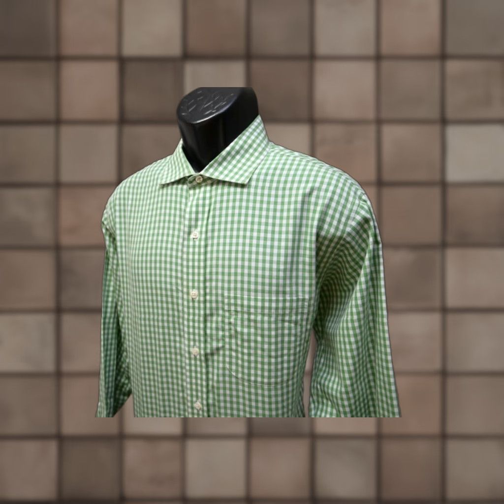 brooks brothers dress shirt Men's Magnetic Brooks Brothers x MagnaReady Stretch Long Sleeve White Button-Down Collar - Size Small - Parkinson's Adaptive Clothing main image 1