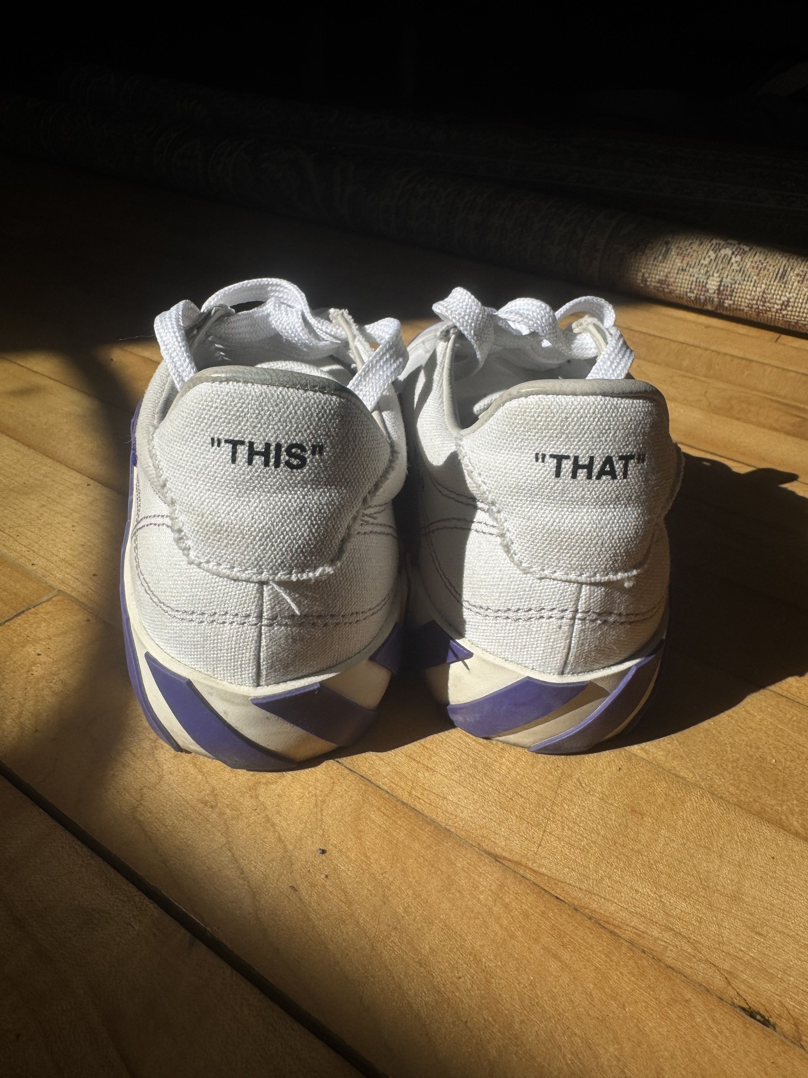 Off-White Off- White Violet Vulcanized Sneakers Size US 8 / IT 38 - 4 Thumbnail