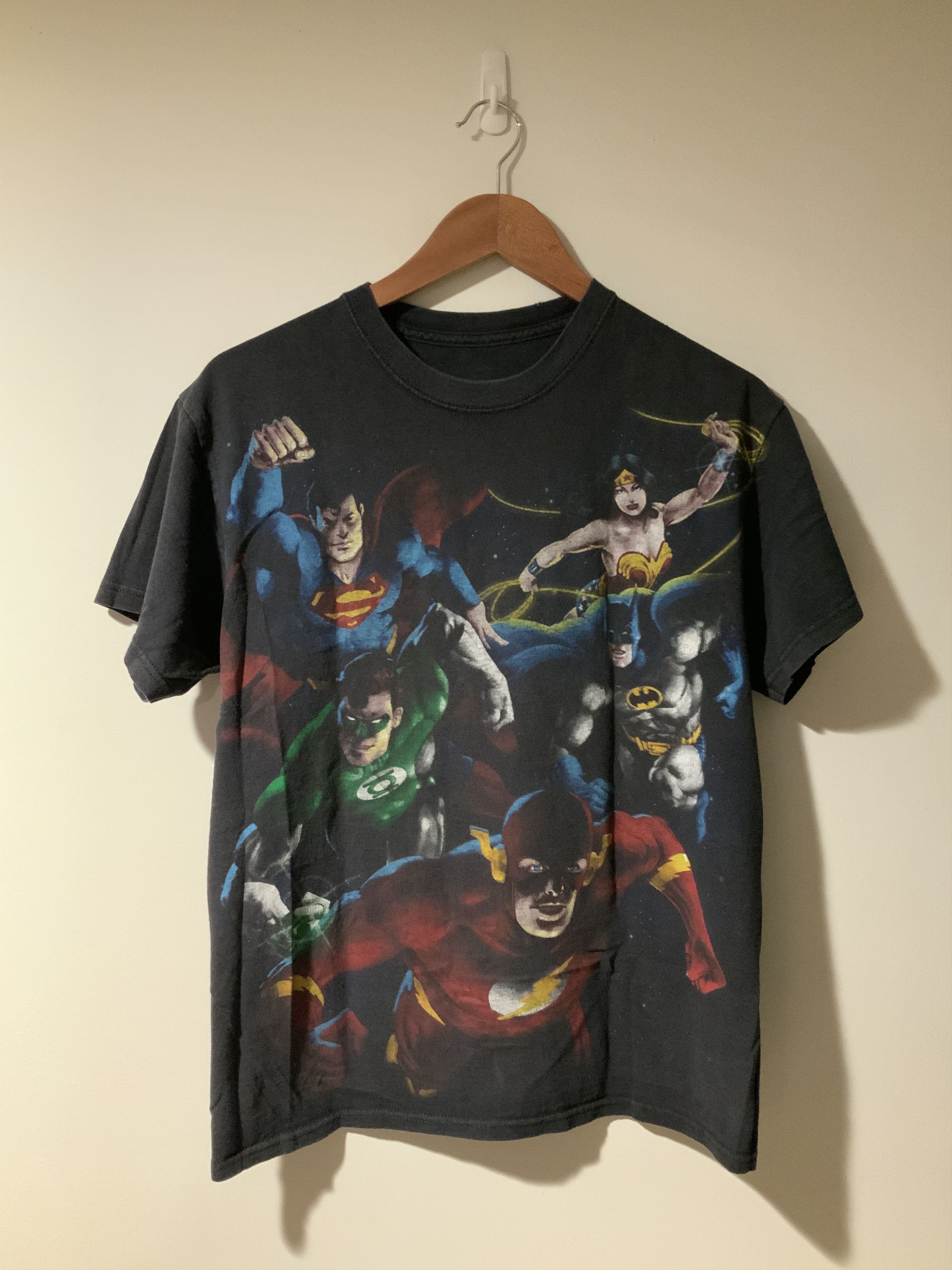 DC Comics × Vintage Vintage 2012 DC Comics Justice League Reversible T-shirt Size US M / EU 48-50 / 2 - 8 Thumbnail