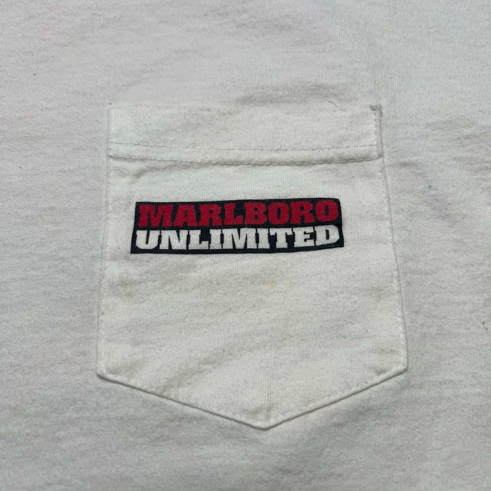 Marlboro Vintage 90s Marlboro Unlimited Map Pocket Tee XL Smoking Size US XL / EU 56 / 4 - 8 Thumbnail