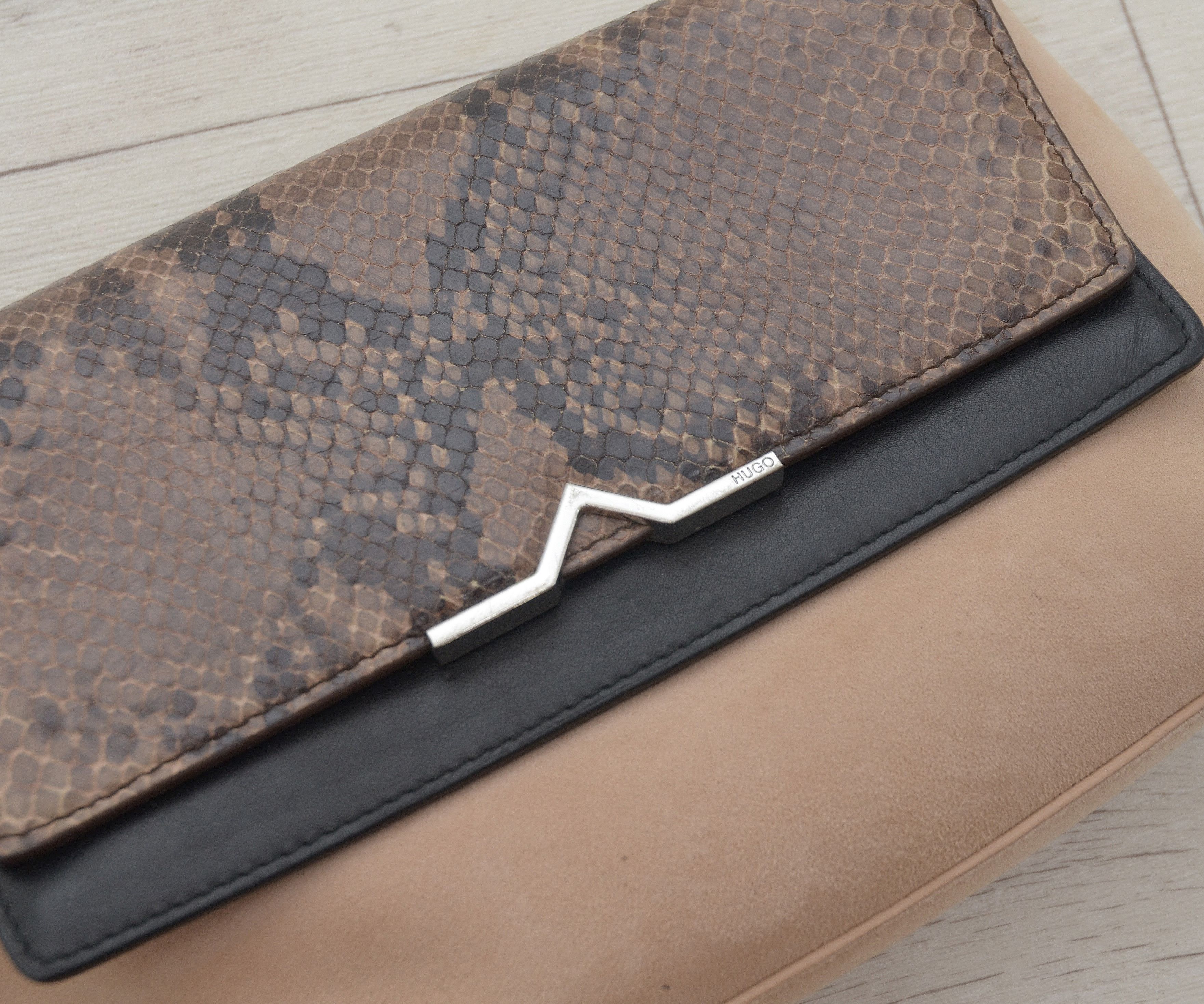 Hugo Boss Chain bag HUGO BOSS Leather Skin Exotic Lizard Python Snake Size ONE SIZE - 4 Thumbnail
