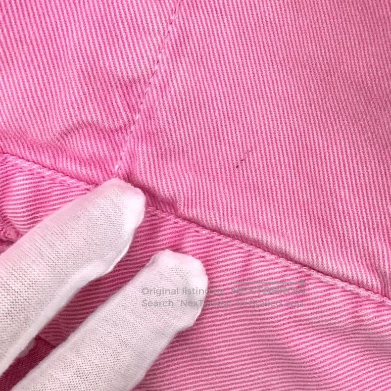 Balenciaga Balenciaga Pink Logo Letter Embroidered Point Collar Singl Size XXS / US 00 / IT 34 - 9 Thumbnail