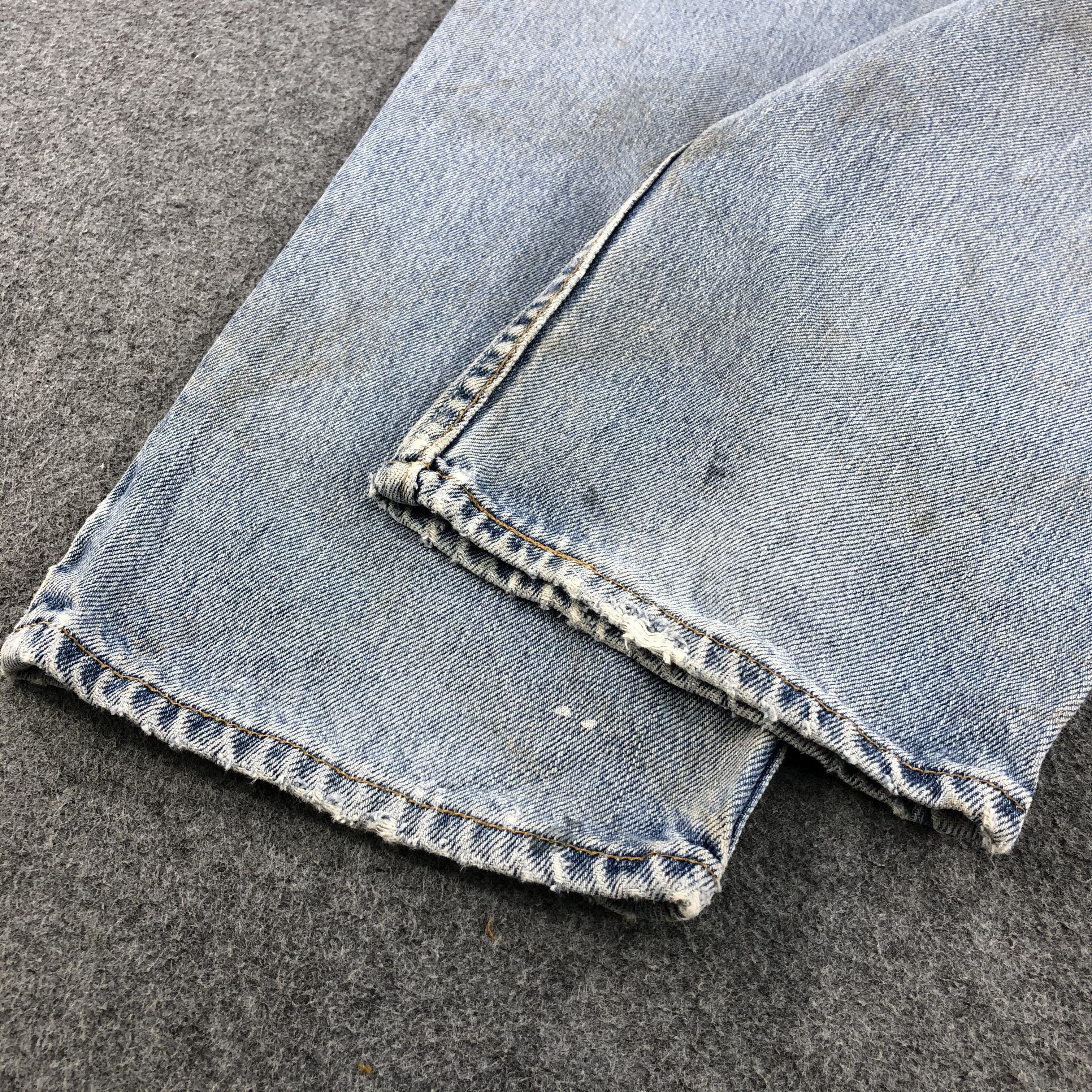 Levi's × Vintage Vintage Dirty Light Wash Levis 550 Jeans-JM1032 Size US 33 - 5 Thumbnail