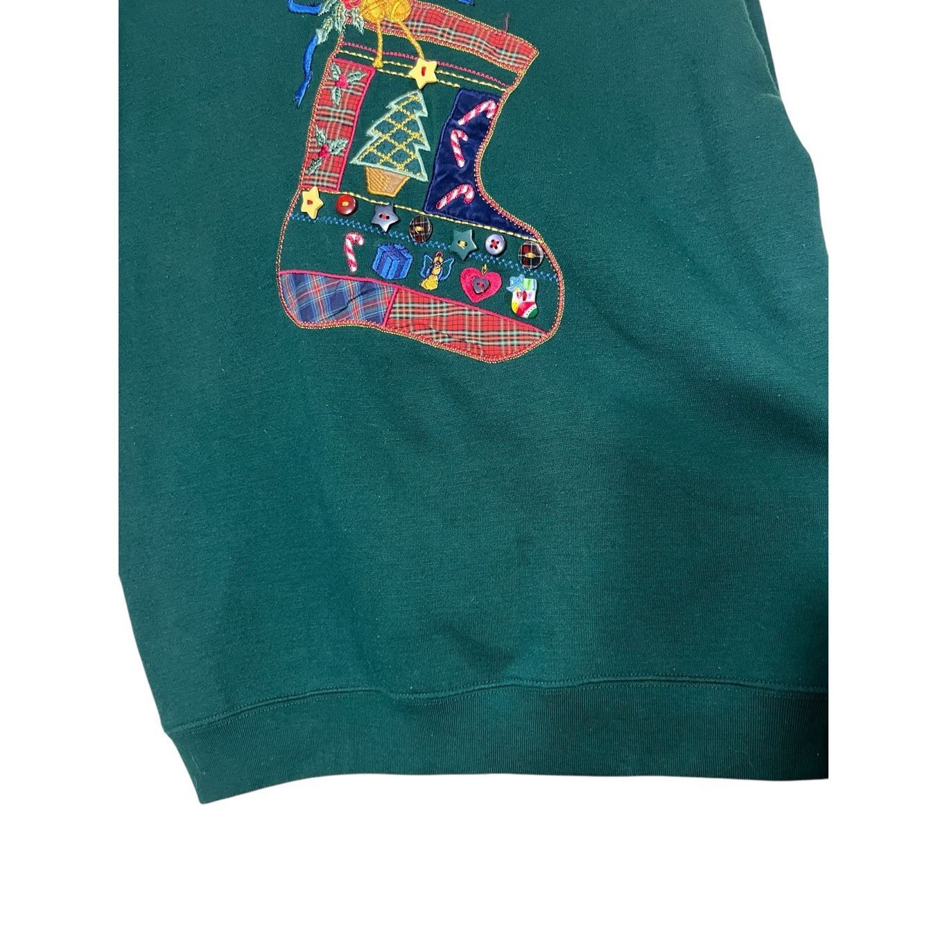 Other Vintage Bobbie Brooks Ugly Christmas Sweater Sweatshirt Stocking Print S Size S / US 4 / IT 40 - 3 Thumbnail