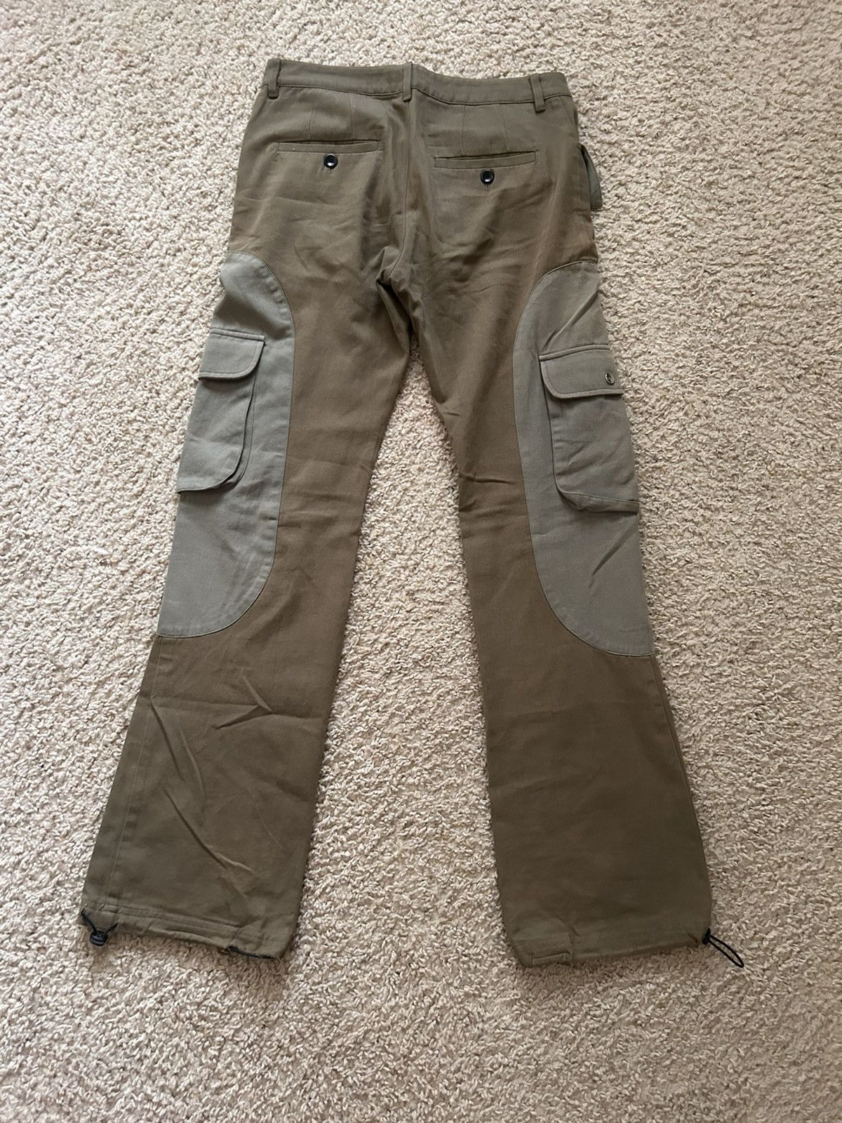 Designer VALE LIVES Cargo Zip Fly Pants Streetwear Size US 30 / EU 46 - 2 Thumbnail