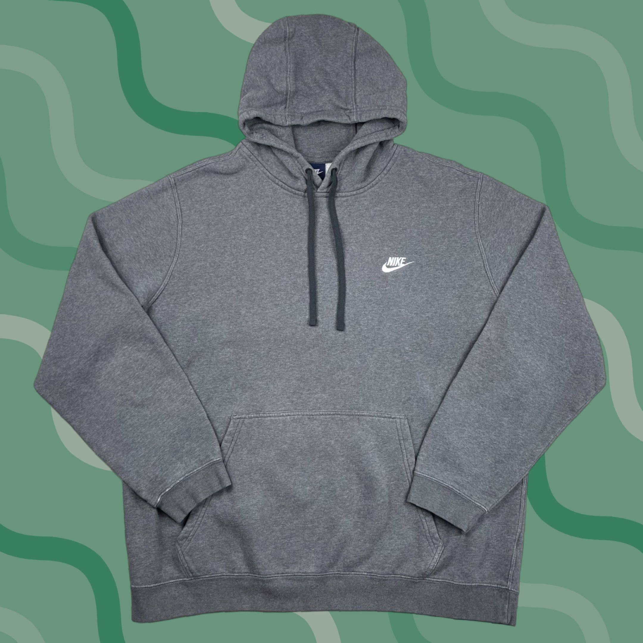 Nike Nike Hoodie Pullover Essentials Fleece Gray Swoosh Mens 2XL Size US XXL / EU 58 / 5 - 1 Thumbnail