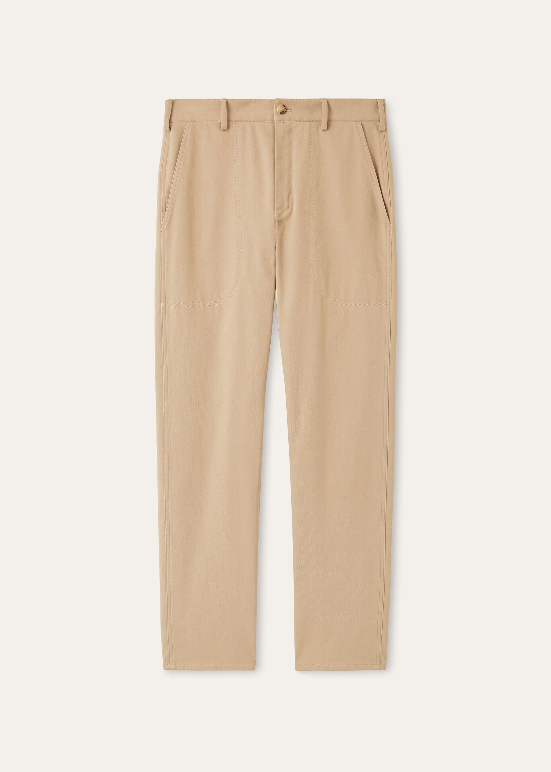 Loro Piana os11x0226 FAR0238 Dustin Pant in Highlander Camel Size US 32 / EU 48 - 1 Thumbnail