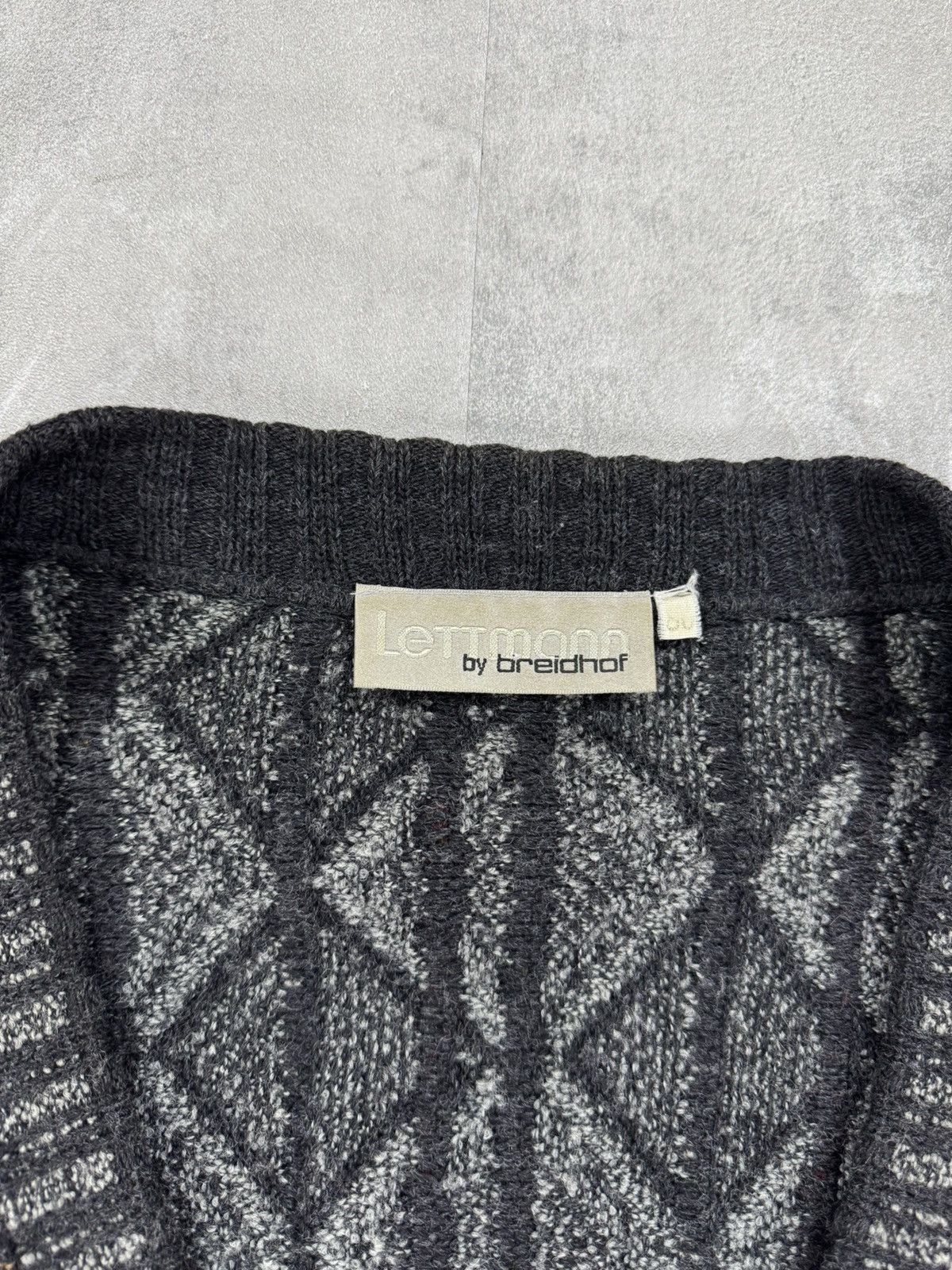 Vintage Lettmann by breidhof Vintage Cardigan 90s Mens size 50/L Size US L / EU 52-54 / 3 - 12 Thumbnail