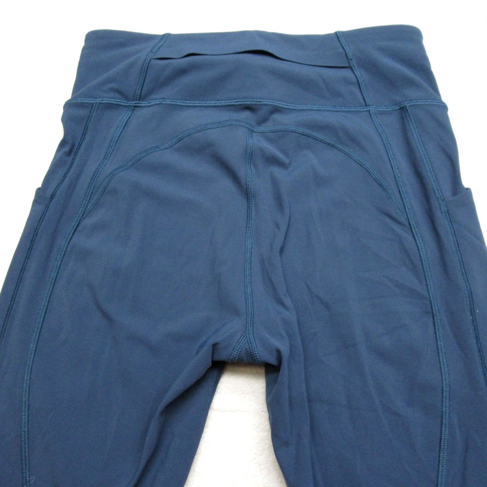 Lululemon Lululemon Leggings 6 Womens Sea Blue Time To Sweat Crop 23" Yoga 3 Pockets Flex Size 28" / US 6 / IT 42 - 6 Thumbnail