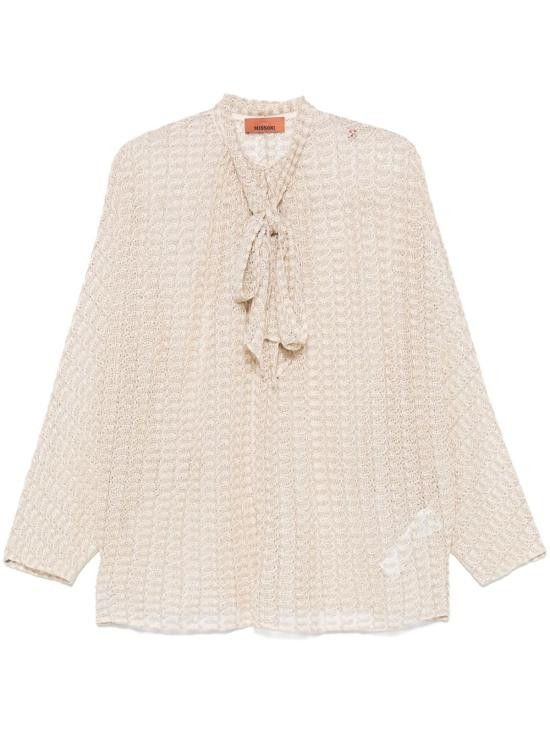 Missoni MISSONI Women Shirts DS25SJ08 BR010RS10BC Beige Size M / US 6-8 / IT 42-44 - 1 Thumbnail
