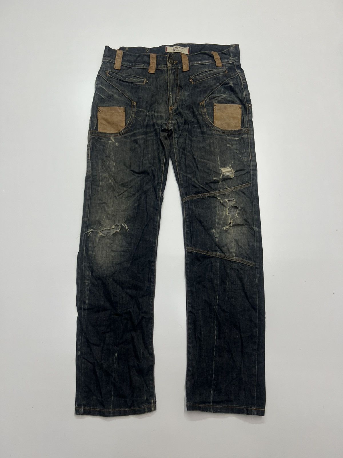 Bray Steve Alan Bray Steve Alan Distress Denim Jeans Size 36 Size US 36 / EU 52 - 1 Thumbnail