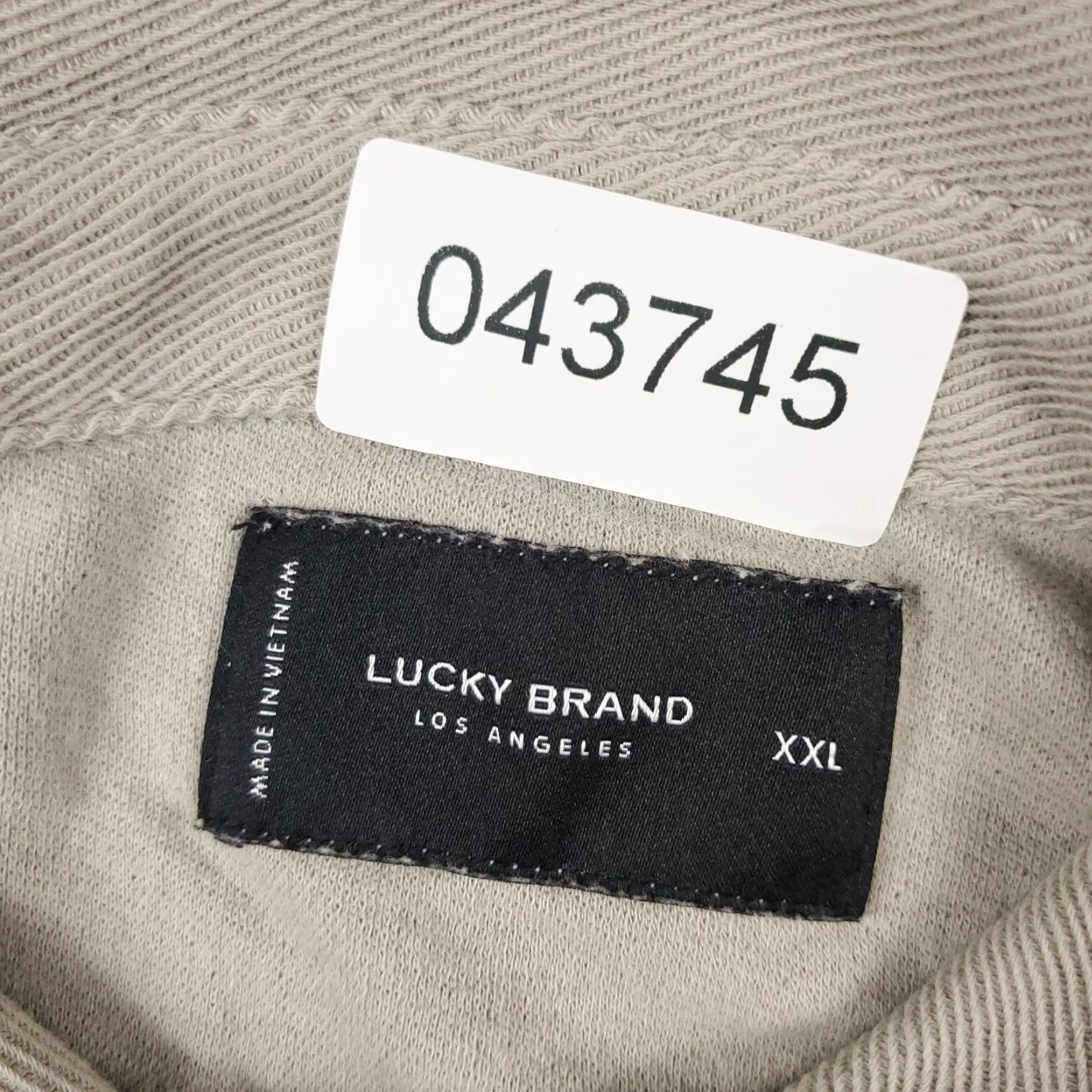 Lucky Brand Lucky Brand Shirt Mens 2XL Beige Button Up Long Sleeve Knit Collar Down Pocketless Buttoned Casual Formal Workwear Size US XXL / EU 58 / 5 - 7 Thumbnail