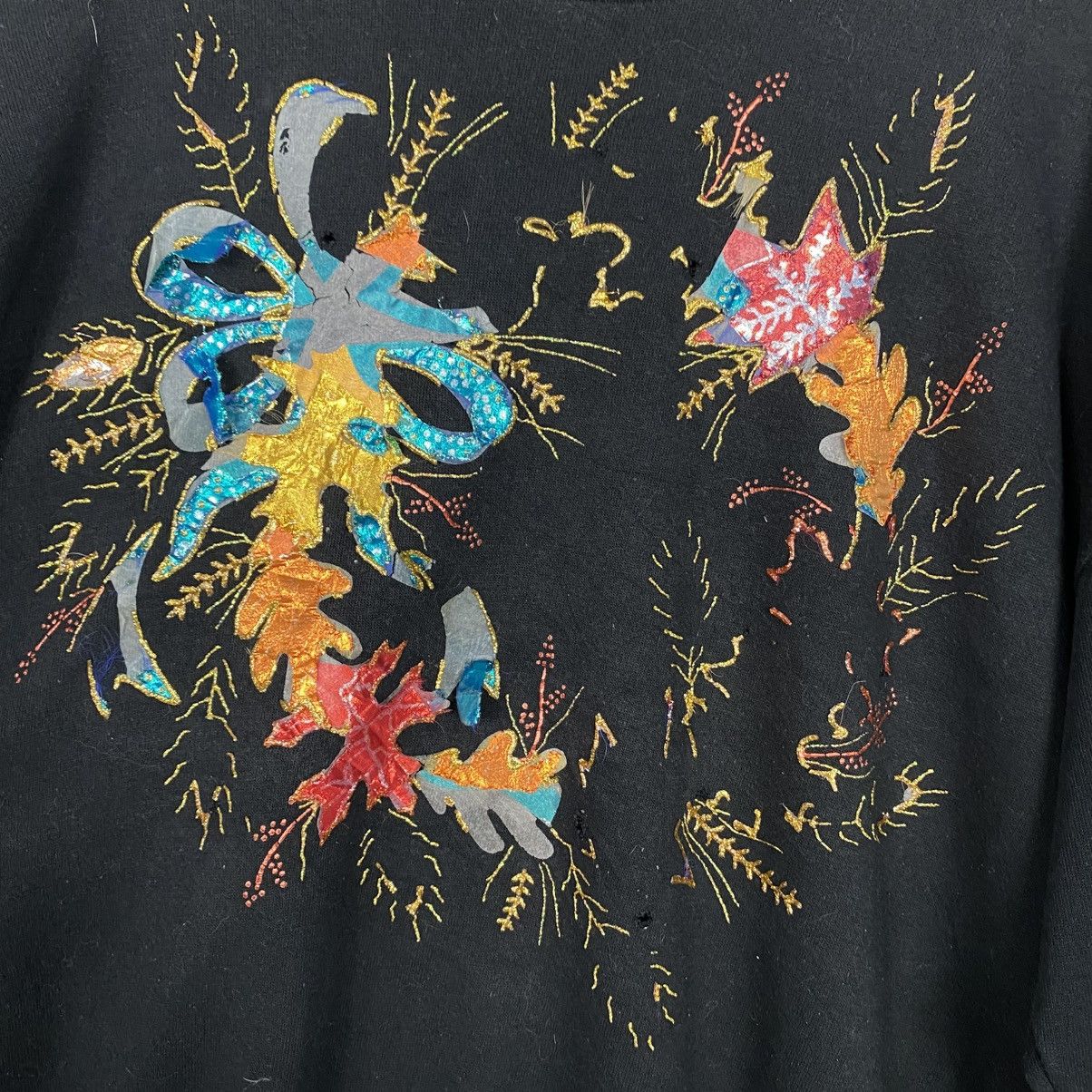 Vintage Vintage Sweatshirt Jerzees USA Art Design Size US XL / EU 56 / 4 - 13 Thumbnail