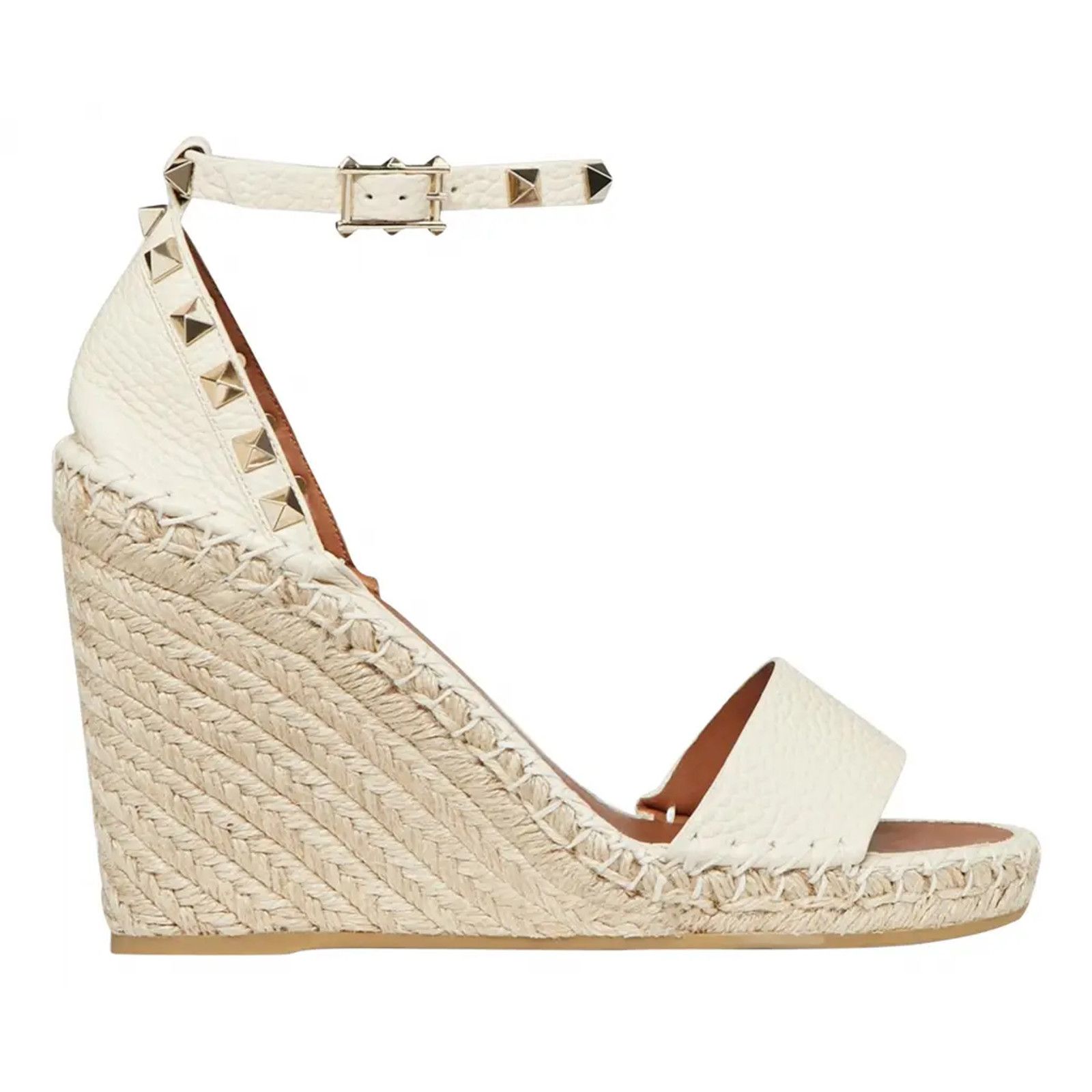 Valentino Rockstud Ankle Strap Platform Wedge Sandal Heel 41 Size US 11 / IT 41 - 1 Thumbnail