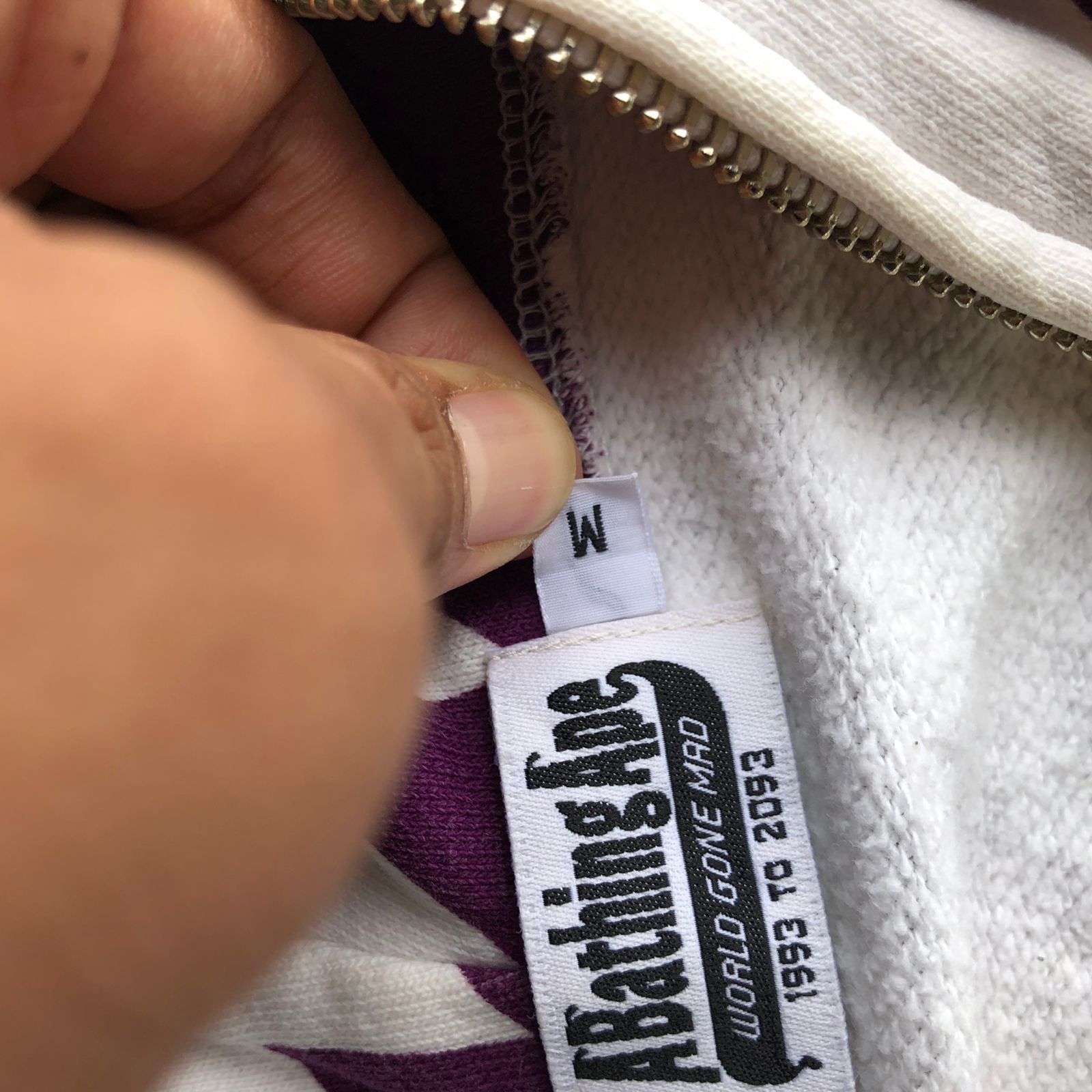 Bape Bape Hong Kong Sta Pattern Full Zip Hoodie Size US M / EU 48-50 / 2 - 6 Thumbnail