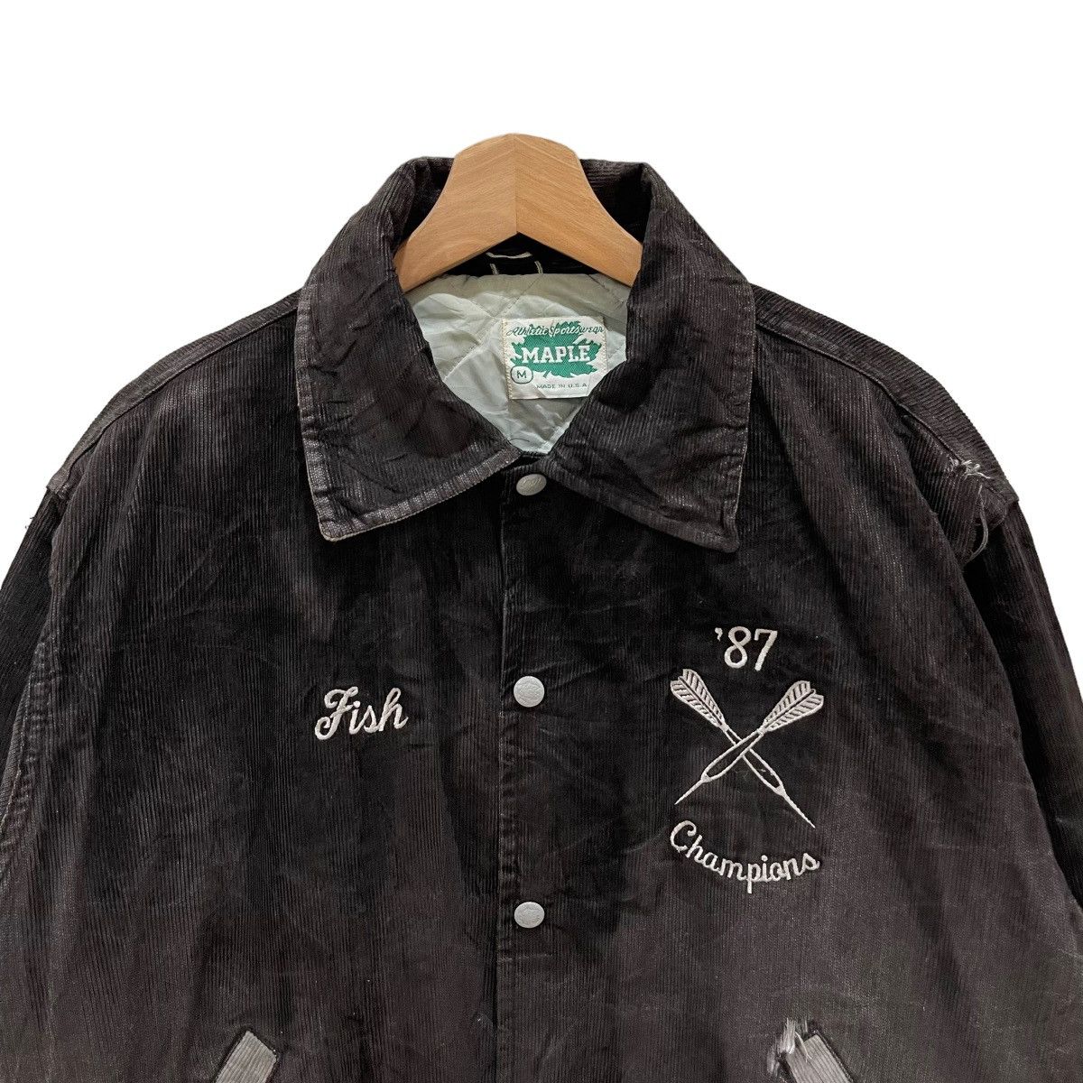 Vintage RARE Vintage 80s The Red Stallion Maple Snap Button Jacket Size US M / EU 48-50 / 2 - 4 Thumbnail