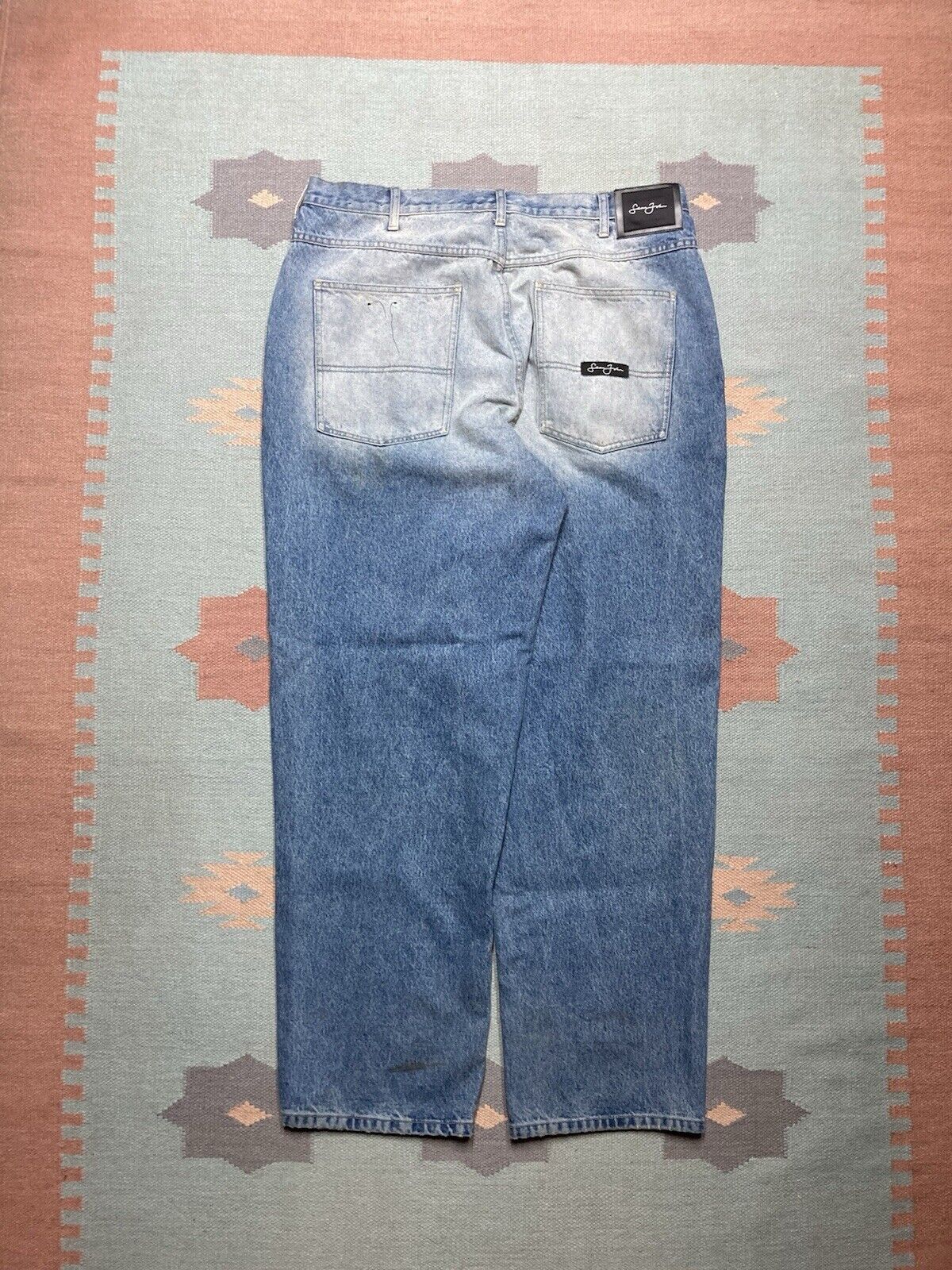 Sean John × Vintage y2k baggy jeans Sean John faded southpole wide skater 38x33 Size US 38 / EU 54 - 1 Thumbnail