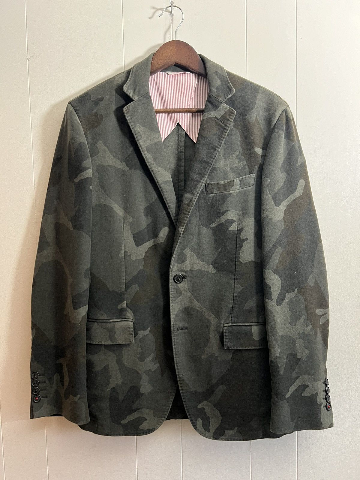 Brooks Brothers Camo Brooks Brothers Moleskin Blazer Size 38R - 1 Thumbnail