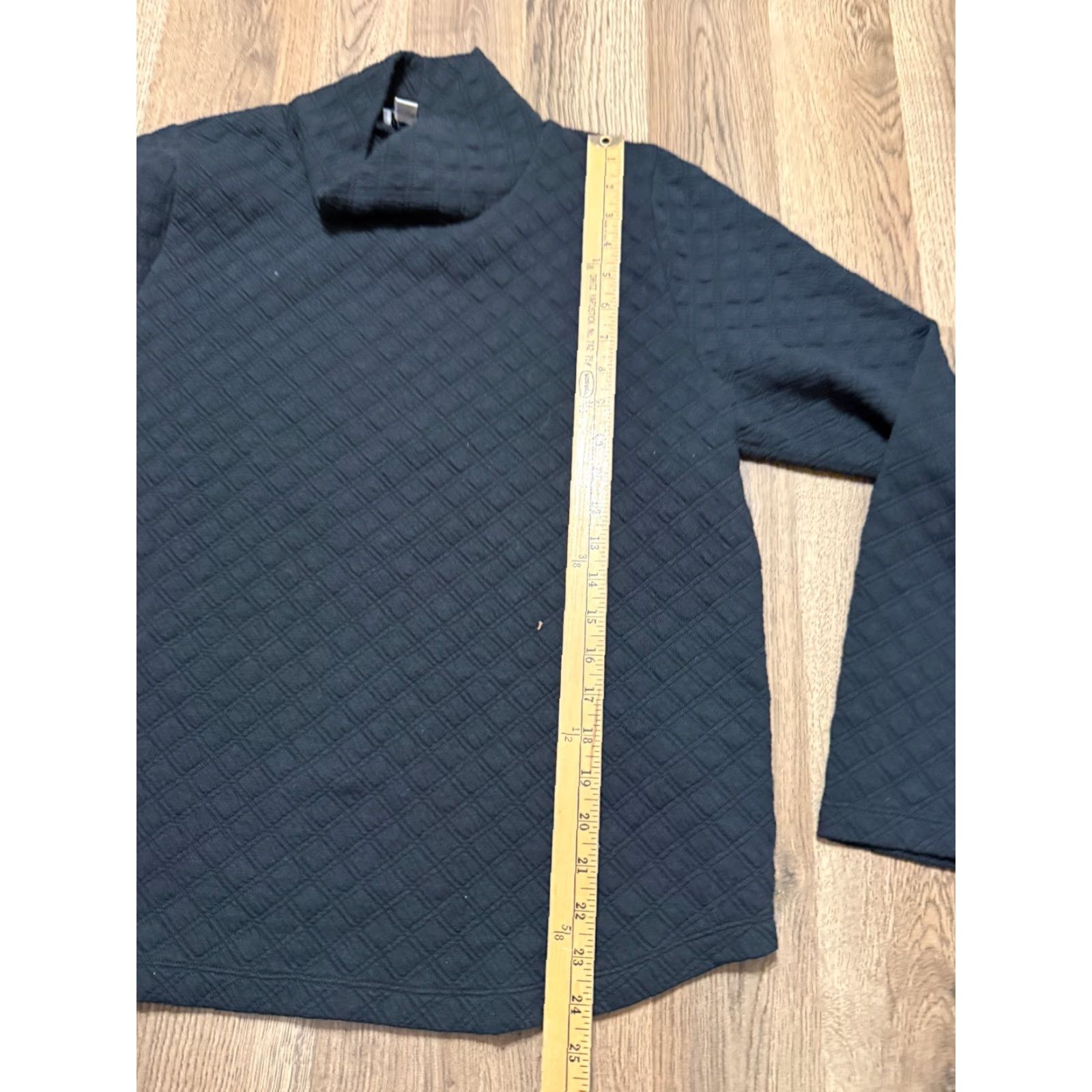 J.Crew J. Crew Shirt Women's Large Black Long Sleeve Mock Neck Pullover VINTAGE? (no) Shirt -> Shirt Size L / US 10 / IT 46 - 7 Thumbnail