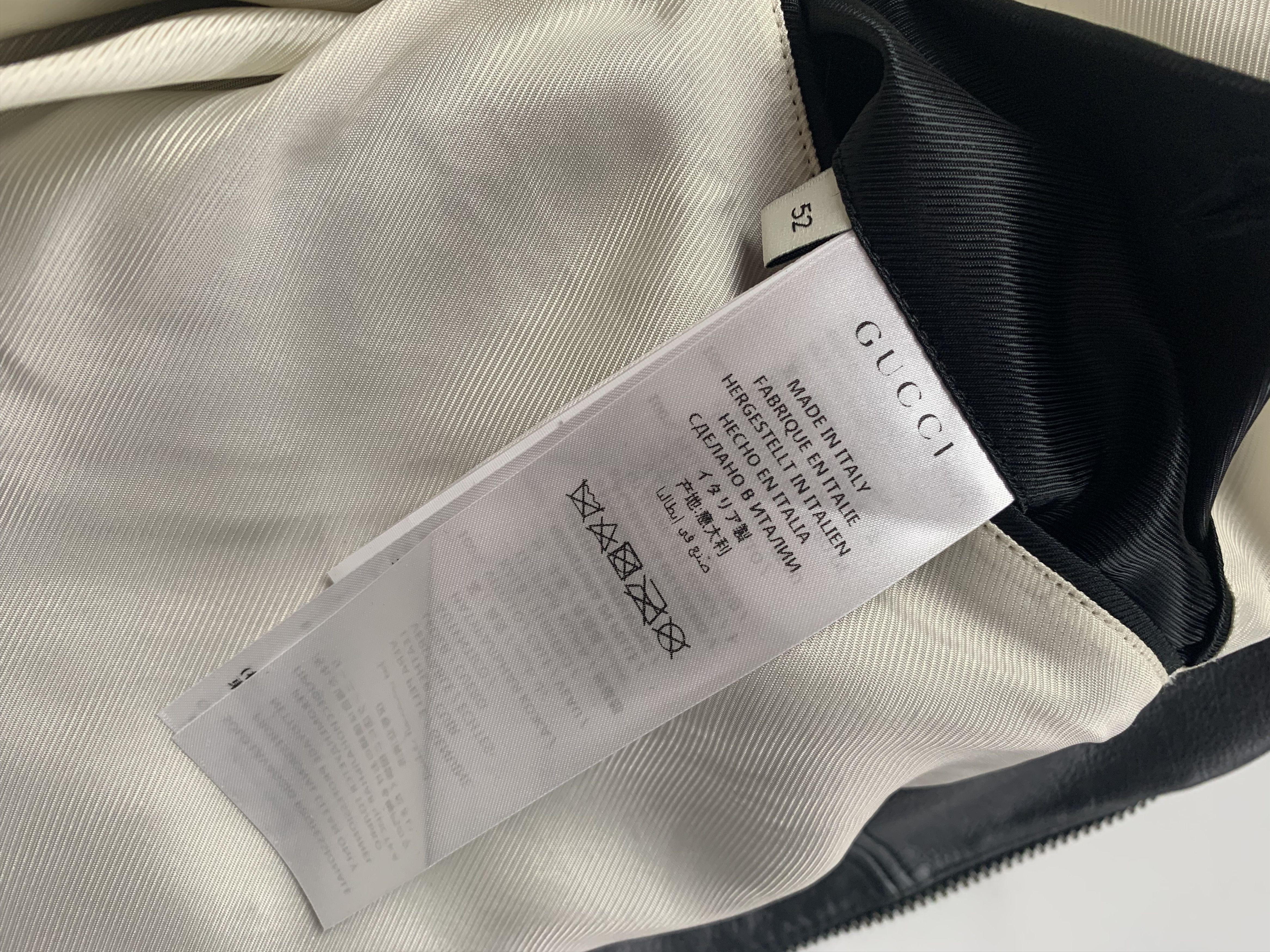 Gucci Gucci Leather Jacket Size US L / EU 52-54 / 3 - 9 Thumbnail