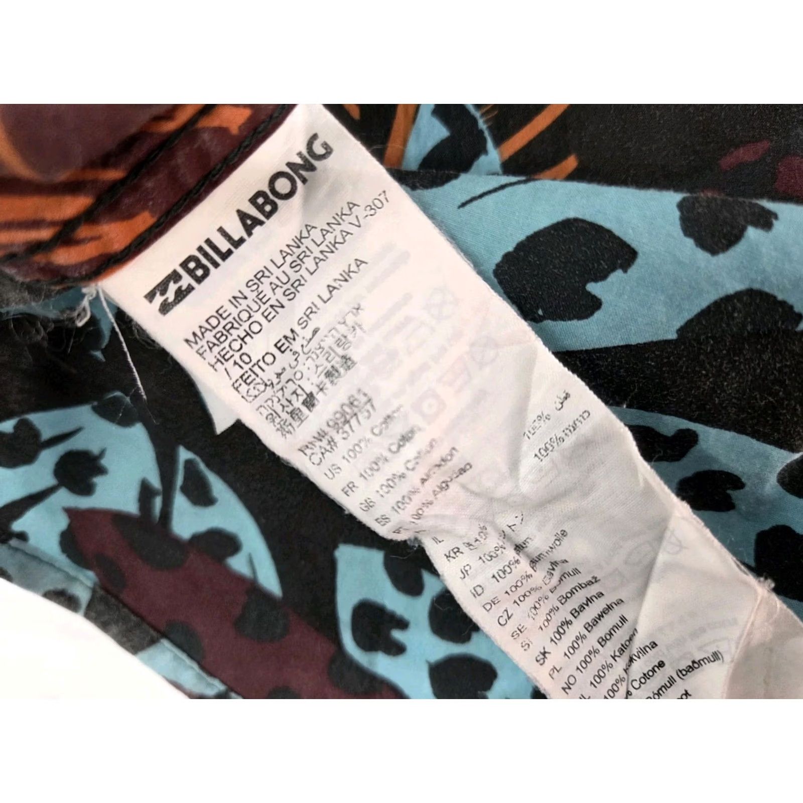 Billabong BILLABONG Men's Tailored Short Sleeve Button Up Floral Shirt 2XL Multicolor Size US XXL / EU 58 / 5 - 8 Thumbnail