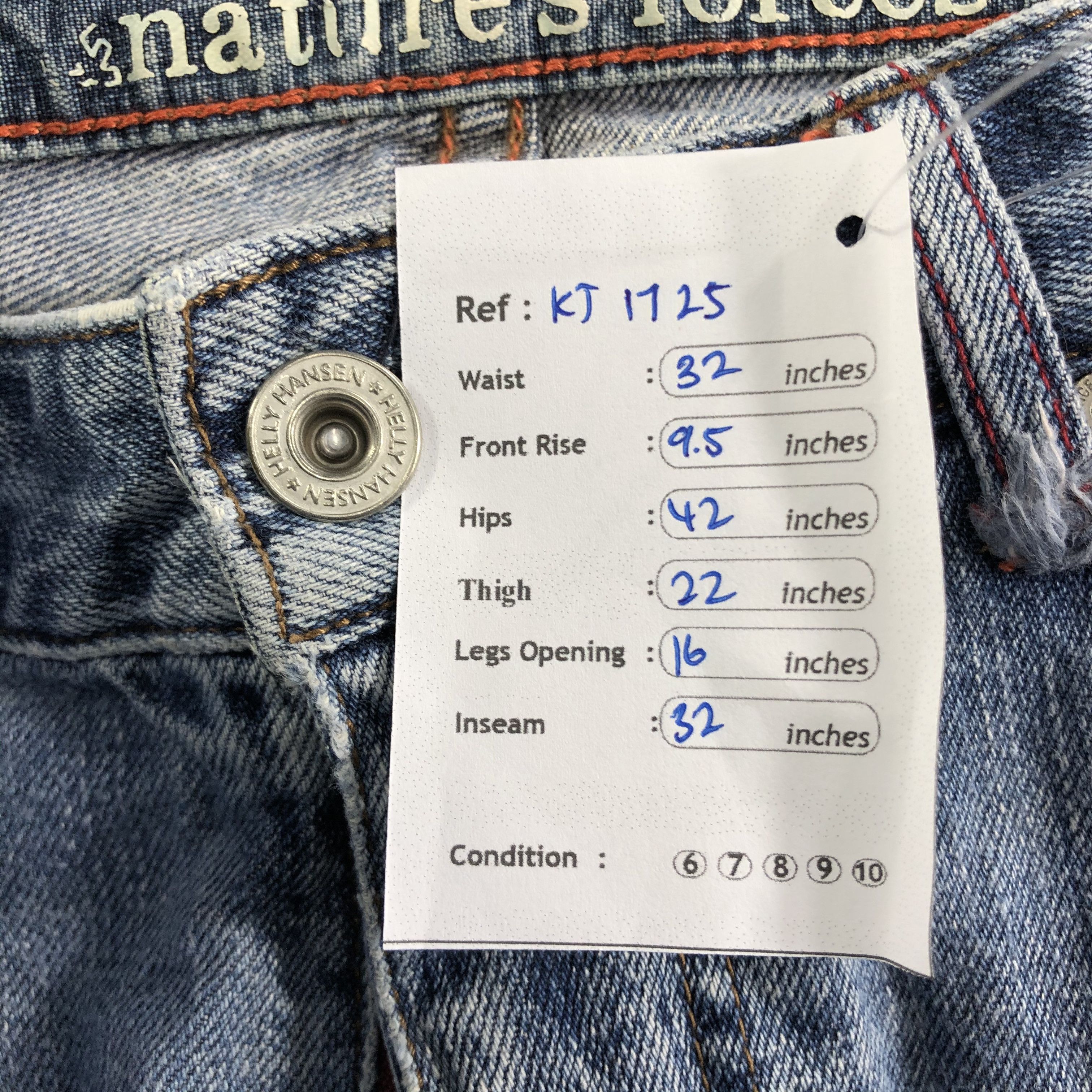 Helly Hansen Helly Hansen Jeans Medium Wash Denim KJ1725 Size US 32 / EU 48 - 13 Thumbnail