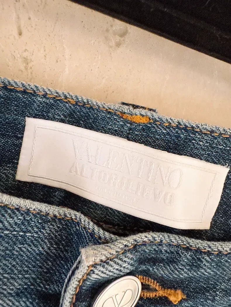 Valentino Valentino Three-dimensional floral jeans Size 40" / US 18 - 8 Thumbnail