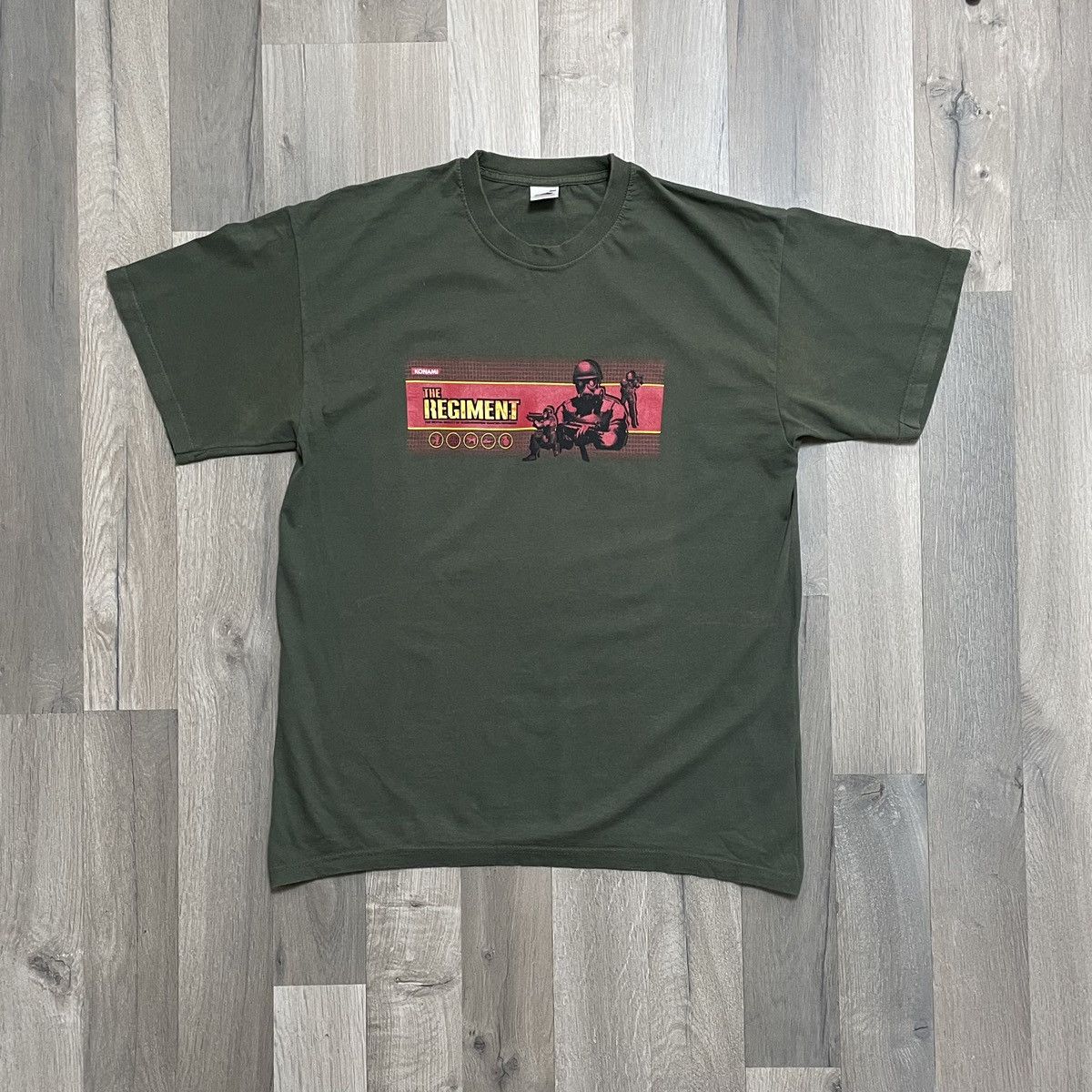 Fruit Of The Loom KONAMI The Regiment Video Game Promo T-Shirt Size US L / EU 52-54 / 3 - 2 Thumbnail