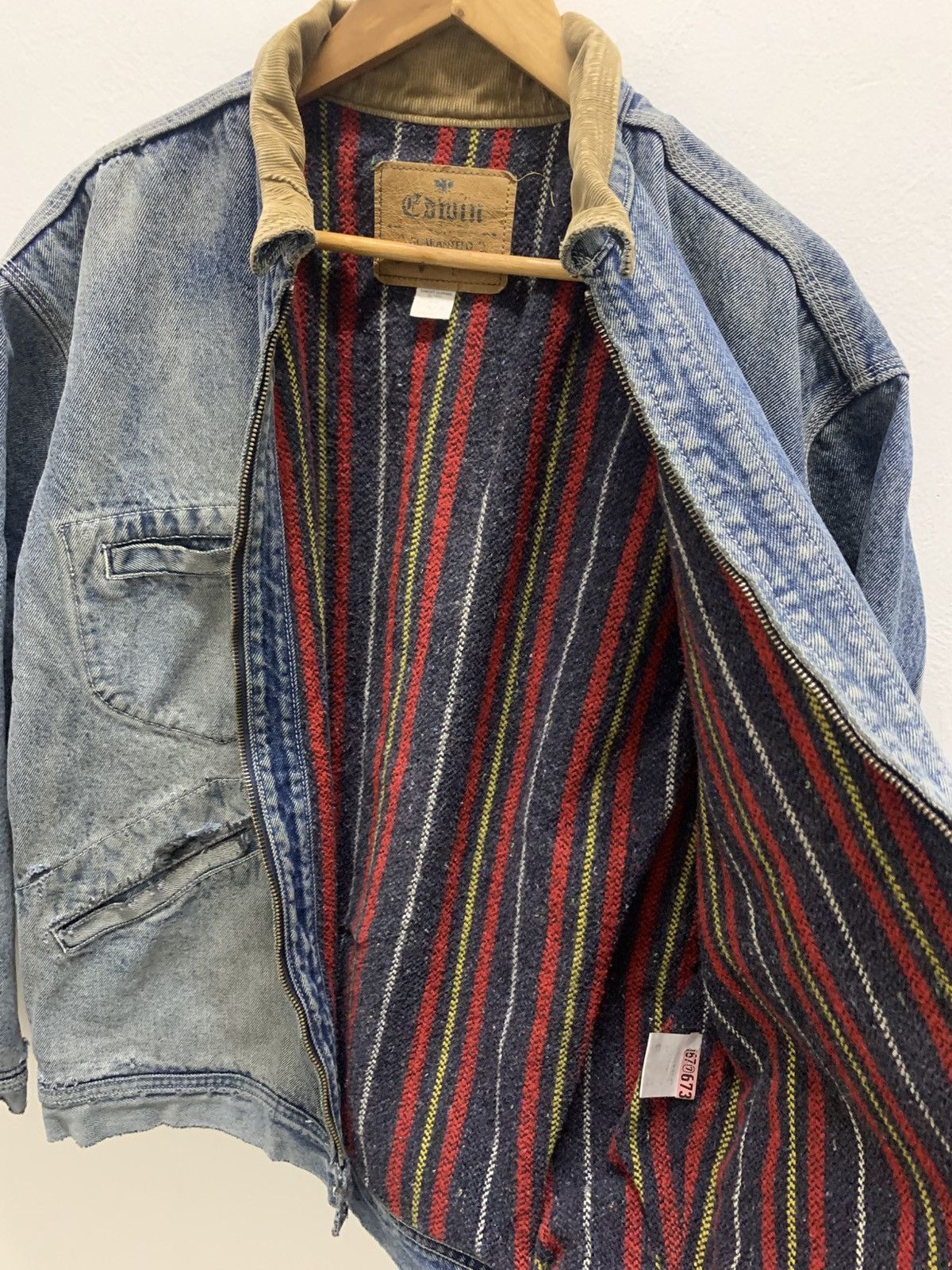 Edwin Vintage Edwin Denim Trucker Jacket Size US L / EU 52-54 / 3 - 4 Thumbnail