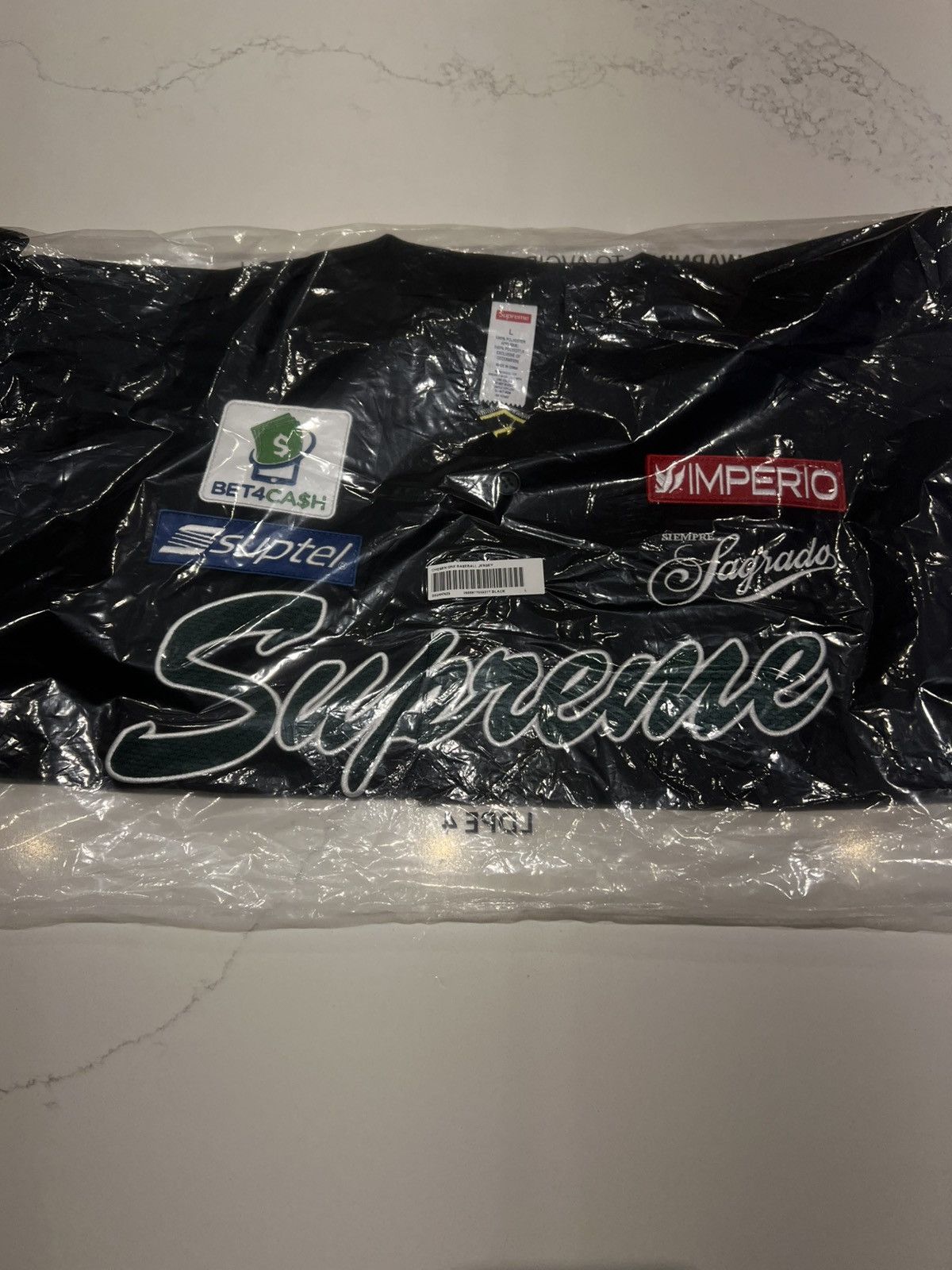 Supreme Supreme Chosen One Baseball Jersey Black Large Size US L / EU 52-54 / 3 - 4 Thumbnail