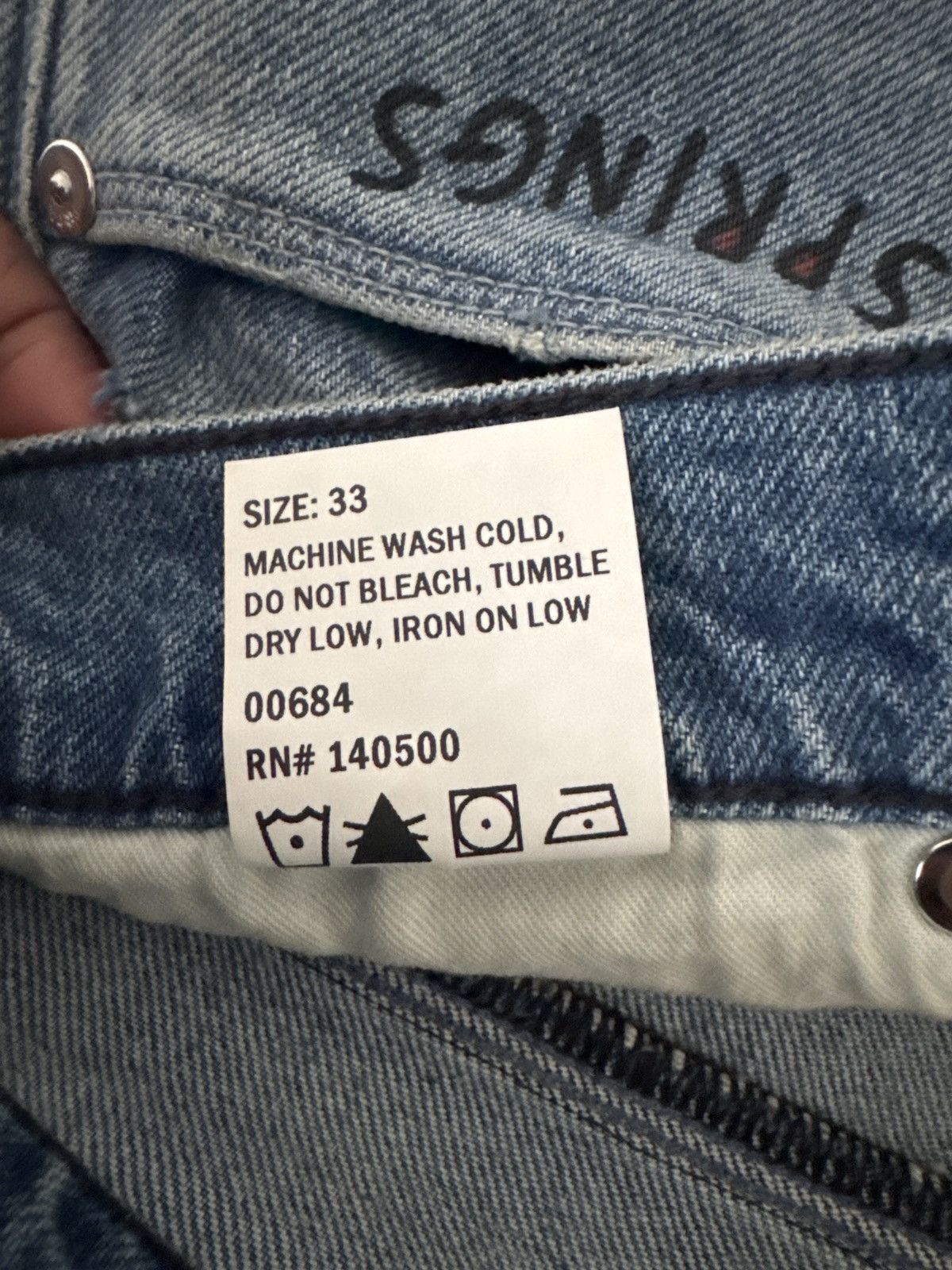 Rta RTA DENIM Size US 33 - 13 Thumbnail