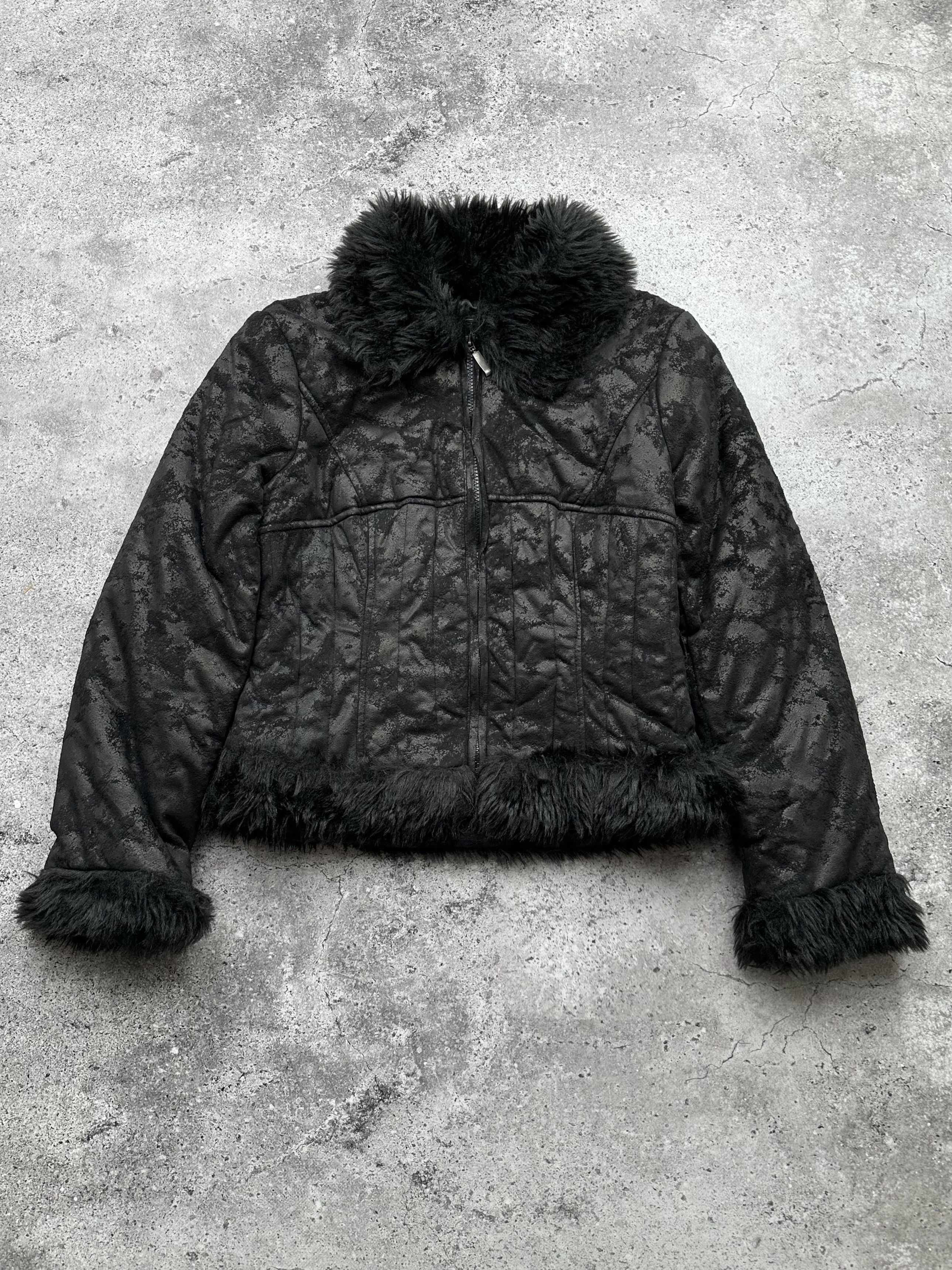 image of Avant Garde x Mink Fur Coat Vintage Faux Fur/sheepskin Coat in Black, Women's (Size Small)
