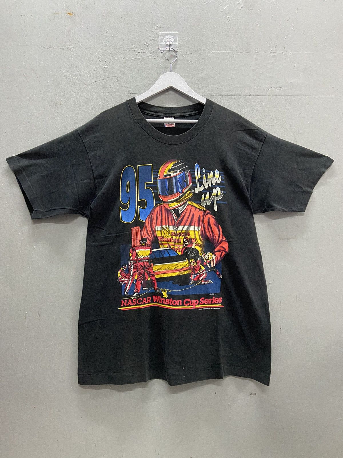 NASCAR VINTAGE WINSTON CUP SERIES 1998 NASCAR LINE UP TEE SHIRT Size US XL / EU 56 / 4 - 1 Thumbnail