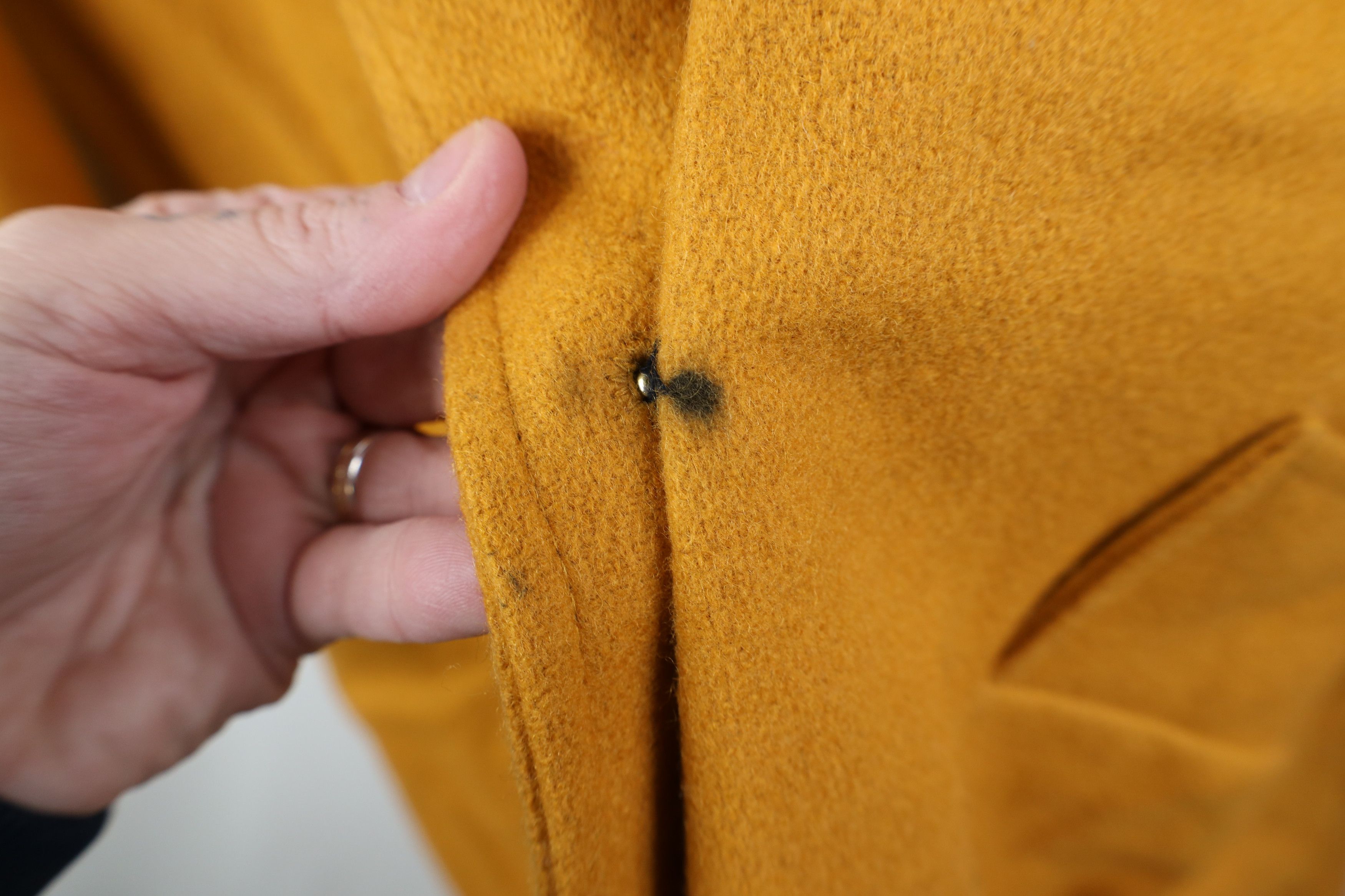 Vintage Vintage 90s Streetwear Wool Double Breasted Overcoat Jacket Size 3XL / US 20-22 - 6 Thumbnail