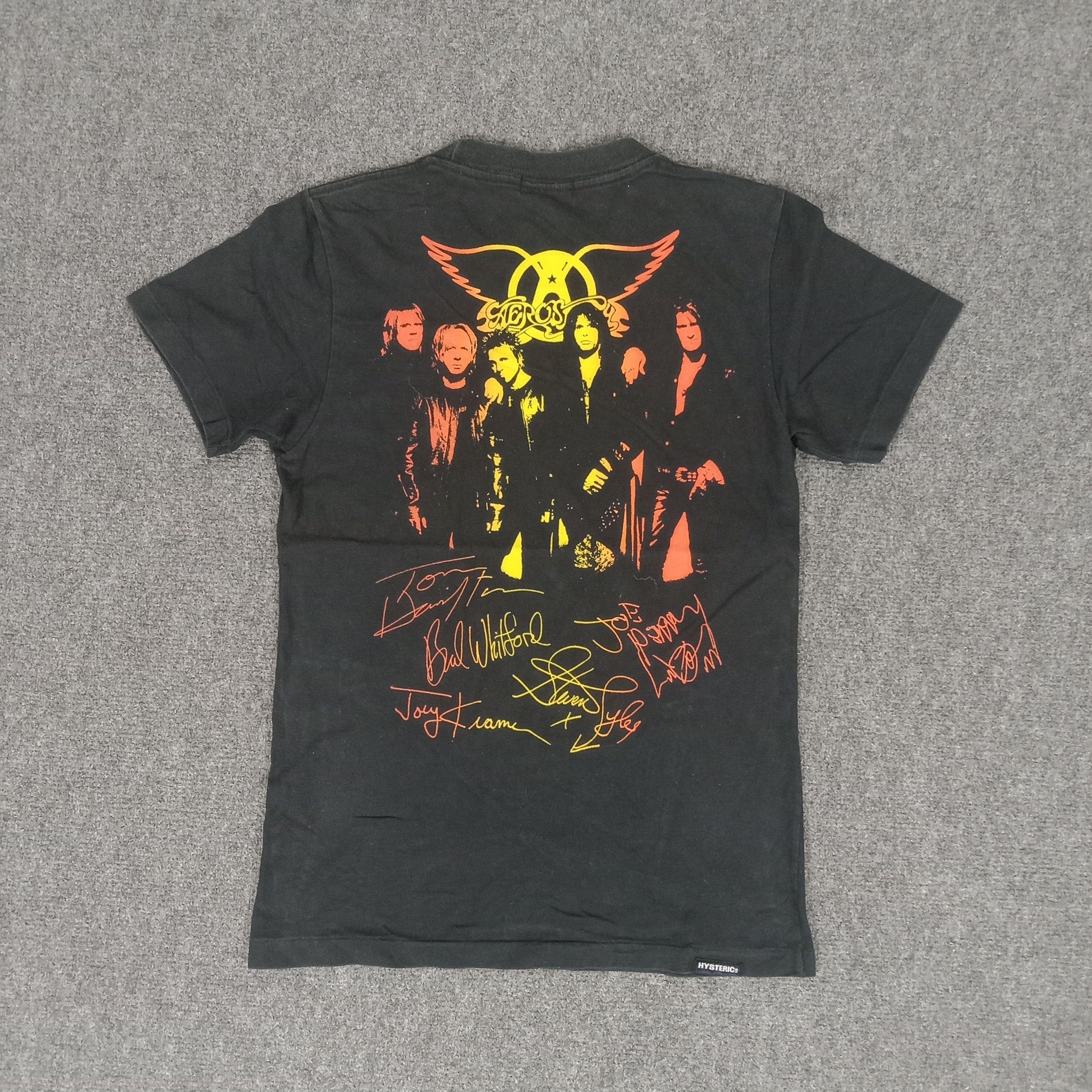 Hysteric Glamour × Japanese Brand × Vintage Hysteric Glamour X Aerosmith Japanese Brand Tshirt Size XS / US 0-2 / IT 36-38 - 1 Thumbnail
