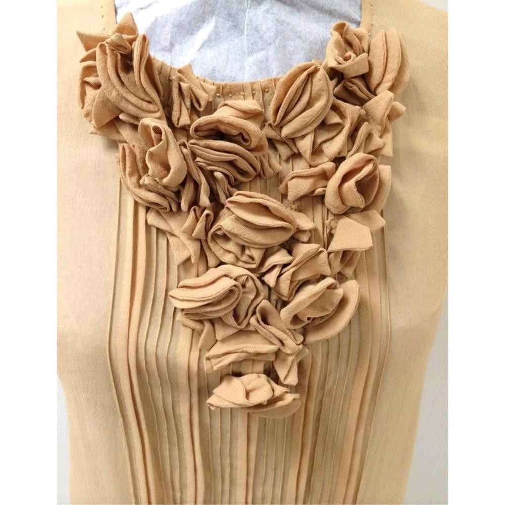 Designer Aquilano Rimondi Blush Sleeveless Blouse Size M / US 6-8 / IT 42-44 - 3 Thumbnail