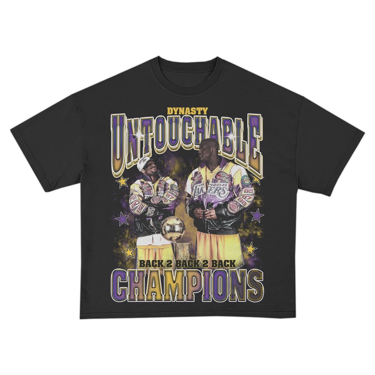 NBA Shaq Kobe Lakers Untouchable Lifestyle tee Size US M / EU 48-50 / 2 - 1 Thumbnail