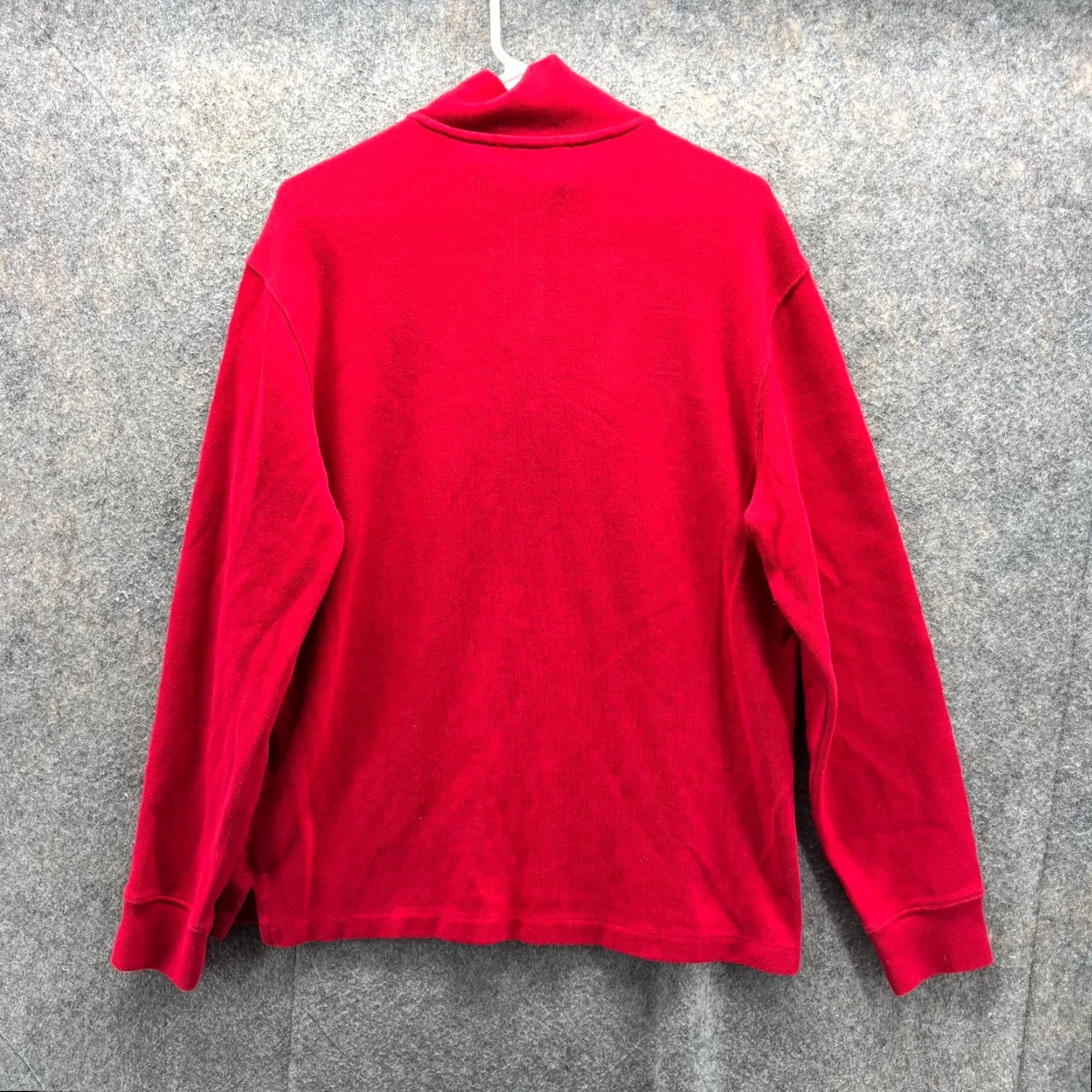 Polo Ralph Lauren VINTAGE Polo Ralph Lauren Sweater Men Medium Red Pullover Fleece Logo Sweatshirt Pony Size US M / EU 48-50 / 2 - 2 Thumbnail