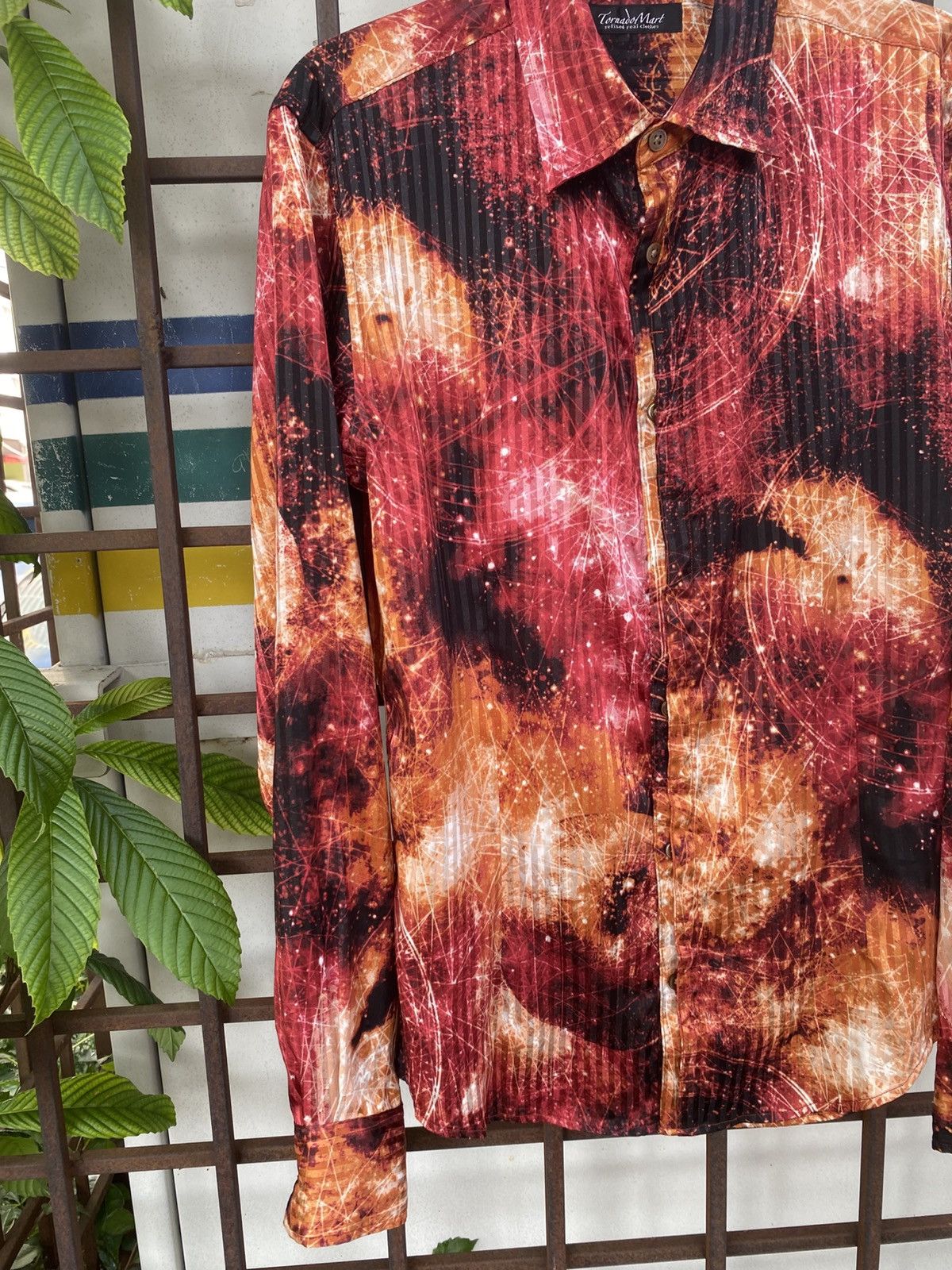 Tornado Mart Tornado Mart Cosmic Fiery Button Longsleeve Shirt Size US M / EU 48-50 / 2 - 3 Thumbnail