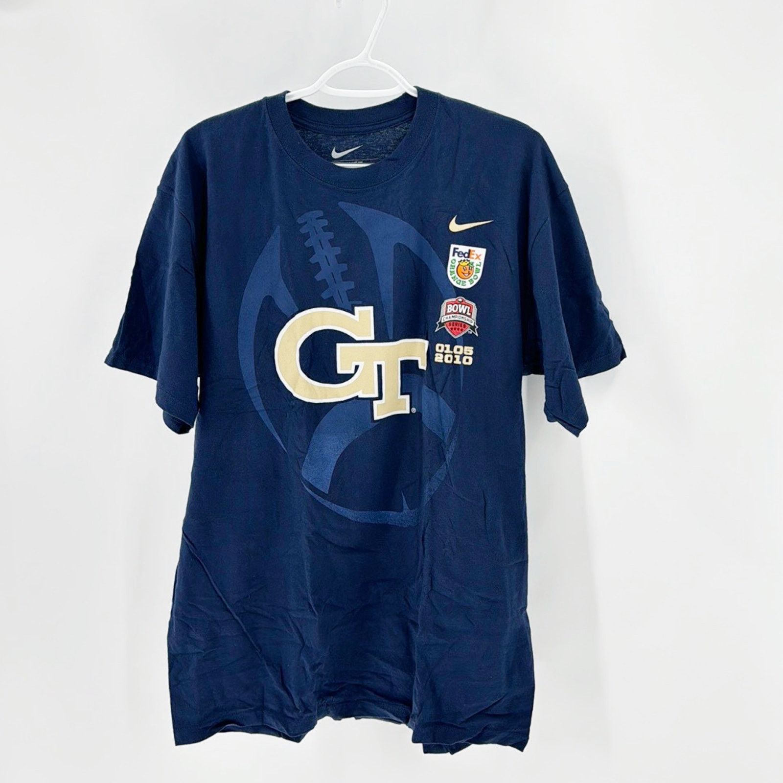 Nike Nike Georgia Tech sz L championship football ball T-shir Size US L / EU 52-54 / 3 - 1 Thumbnail