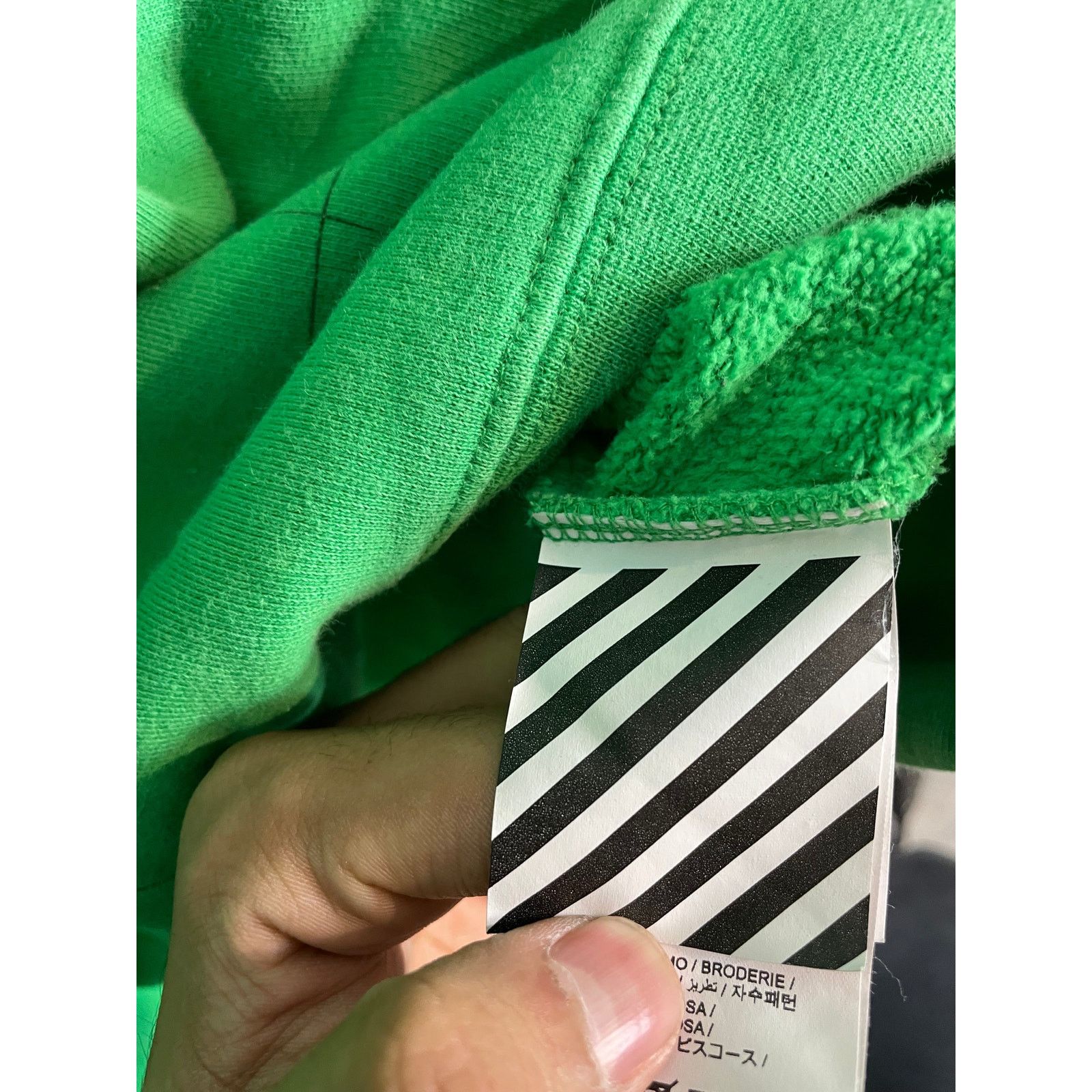 Off-White Off White Public TV Crewneck Green Used XS Size US XS / EU 42 / 0 - 4 Thumbnail