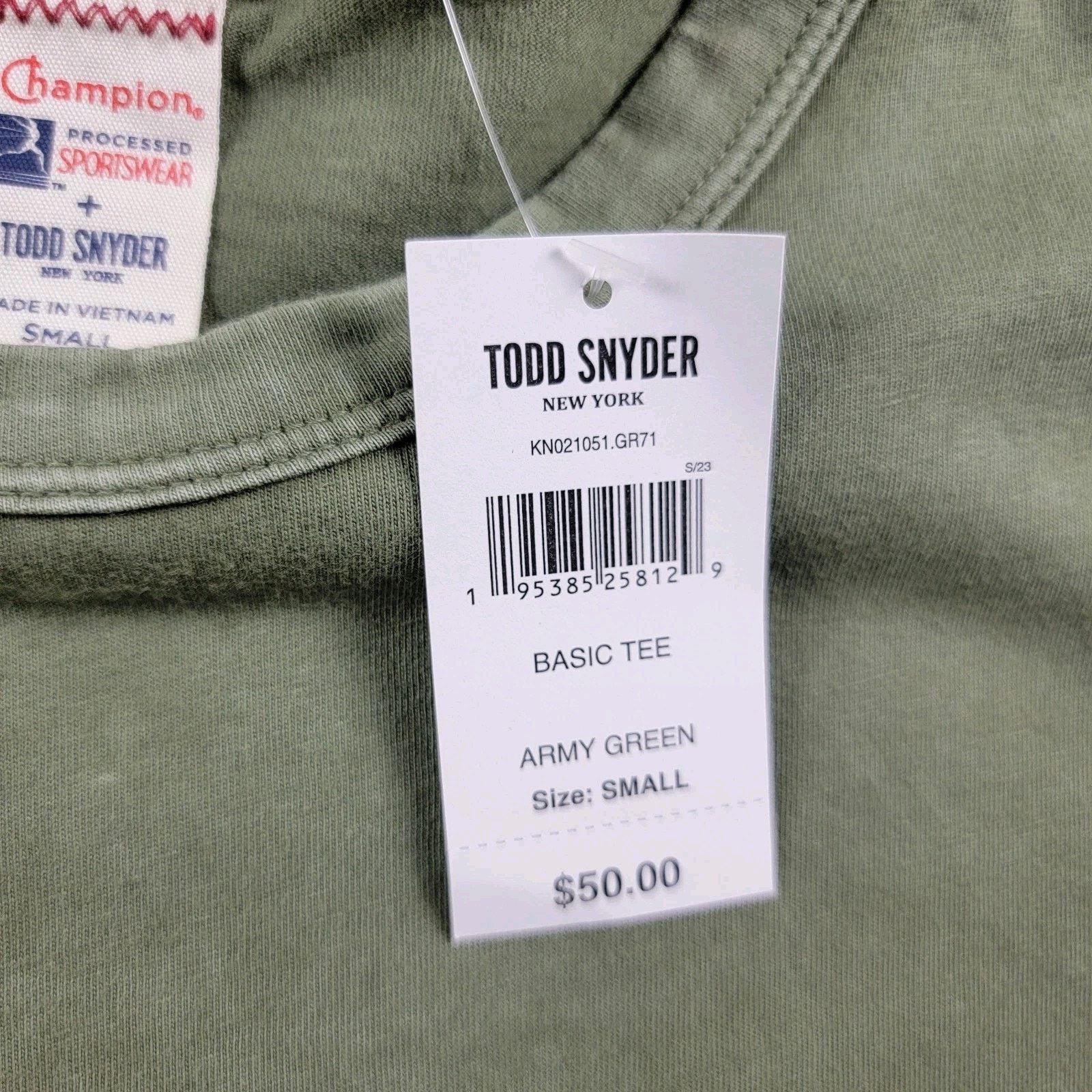 Todd Snyder Todd Snyder Basic Crew Neck Tee T-Shirt NWT Size US S / EU 44-46 / 1 - 7 Thumbnail