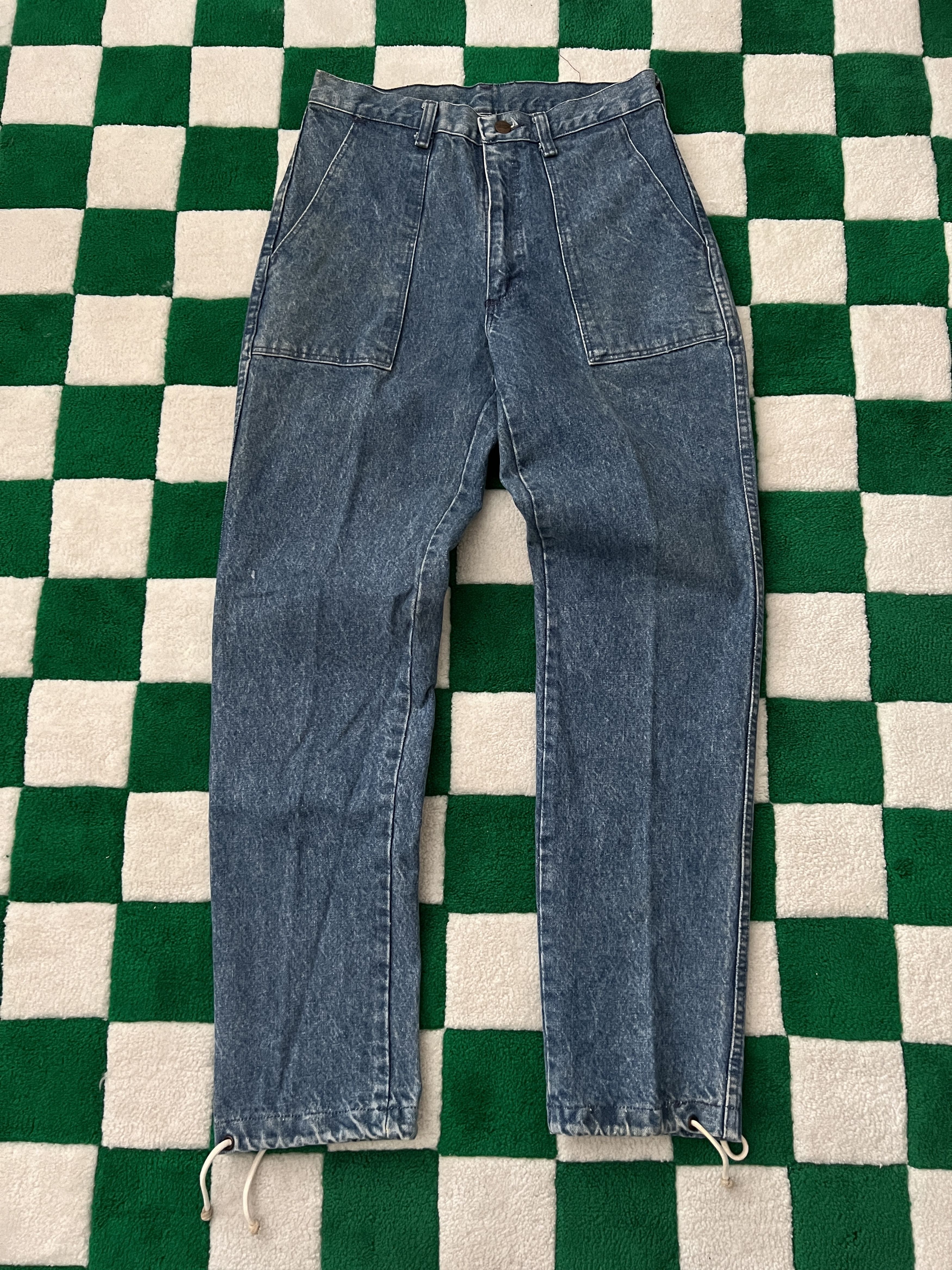 Vintage Vintage 90s Wrangler Washed Denim Jeans W30 L30 Size 30" / US 8 / IT 44 - 1 Thumbnail