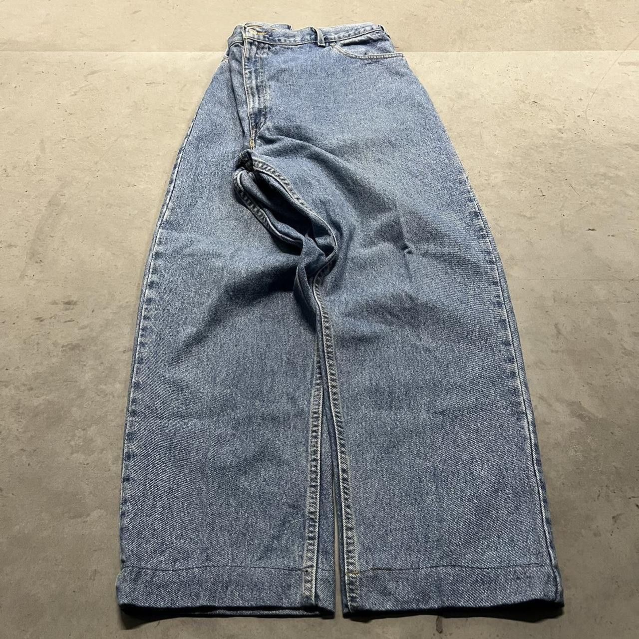 Vintage Vintage Y2K/2000s Baggy Medium wash skater style grunge Denim jeans! Size US 42 / EU 58 - 3 Thumbnail