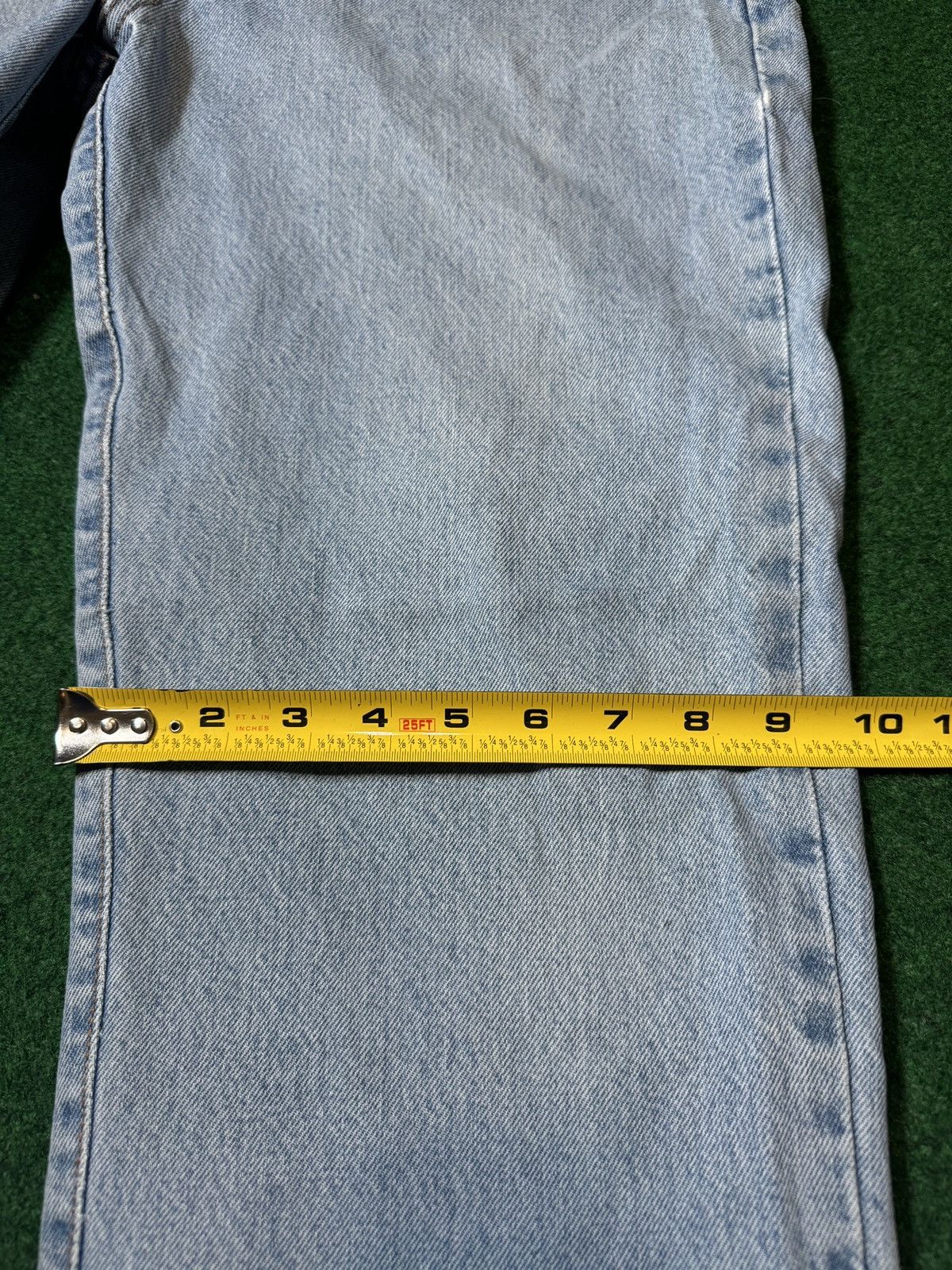 Guess × Vintage Y2k Guess Denim Light Wash Straight Leg Regular Fit Jeans Size US 34 / EU 50 - 10 Thumbnail