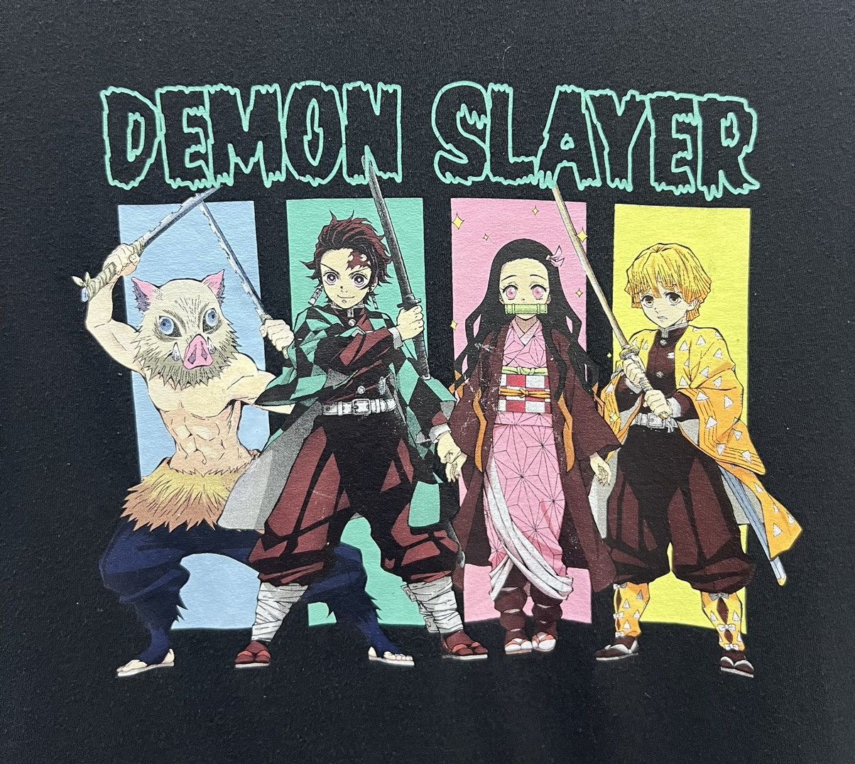Anime × Vintage 🔥grailsale🔥 VINTAGE DEMON SLAYER SHIRT Size US XL / EU 56 / 4 - 3 Thumbnail