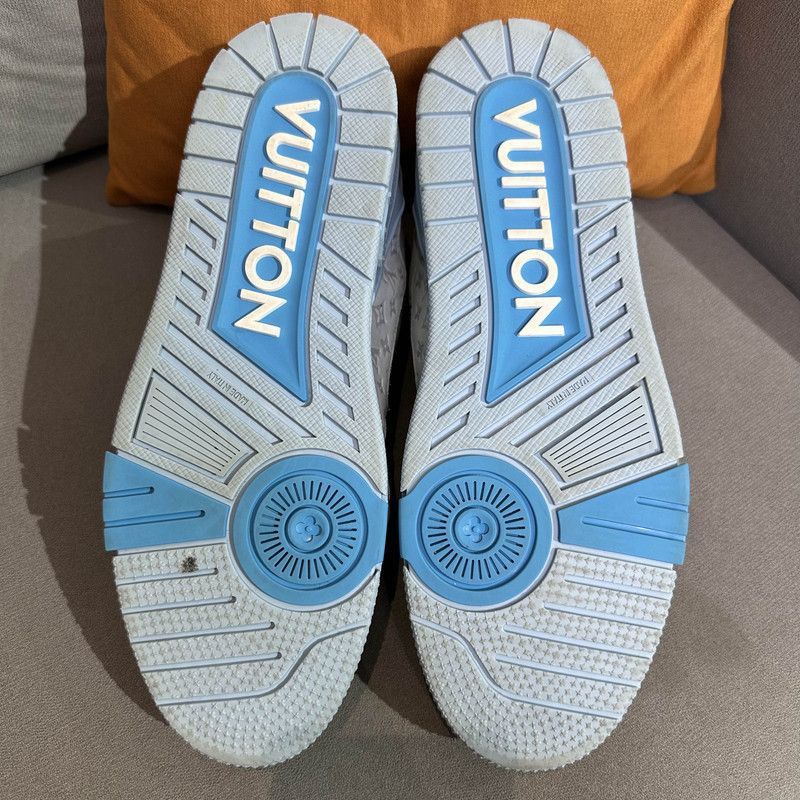 Louis Vuitton Tyler x Louis Vuitton Blue Low-Top Sneakers -2508 Size US 8.5 / EU 41-42 - 3 Thumbnail