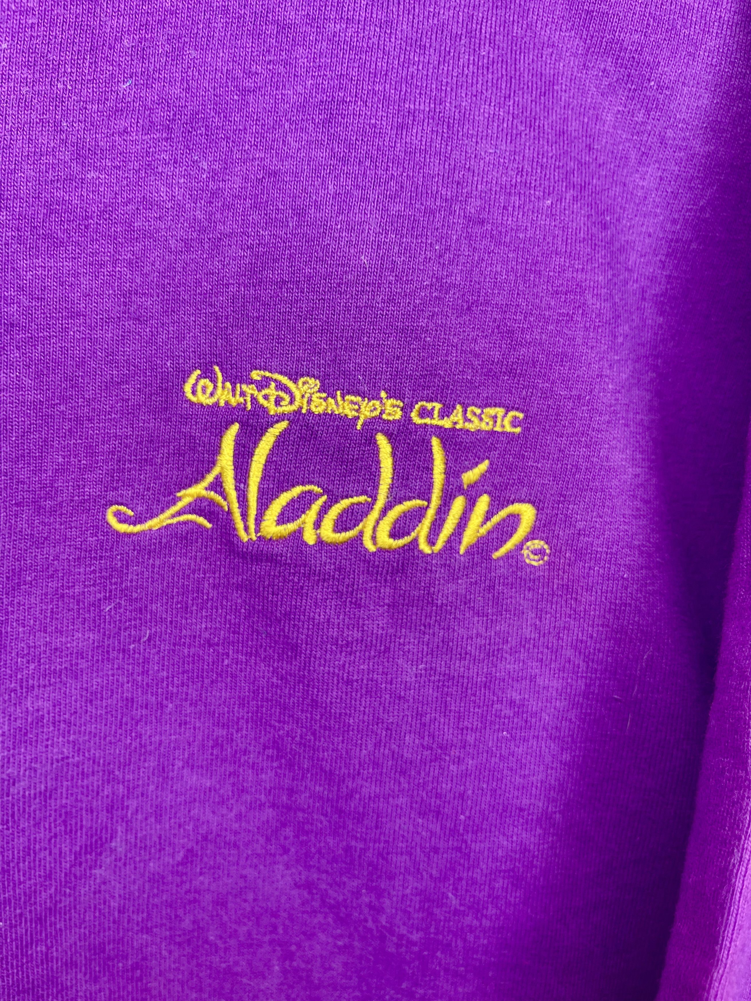 Disney × Vintage RARE!!! 1992 Disney Aladdin Vintage 90's Movie Promo T-Shirt Size US XXL / EU 58 / 5 - 9 Thumbnail