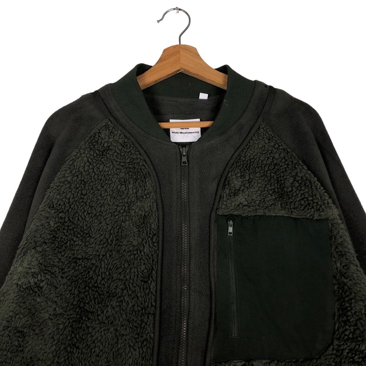 White Mountaineering 🔥Vtg Fleece Jacket Zipper White Mountaineering Japan Size US XL / EU 56 / 4 - 3 Thumbnail