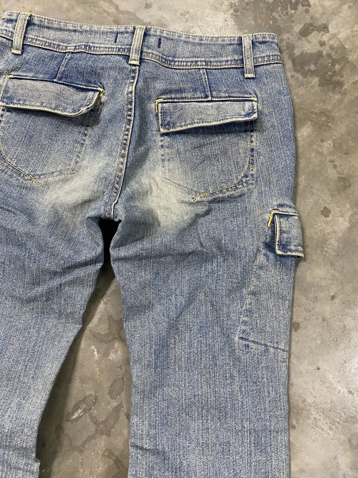 Hysteric Glamour × If Six Was Nine × Tornado Mart Flare Jeans Georgia Love Cargo Stretch Jeans @267 Size US 29 - 3 Thumbnail